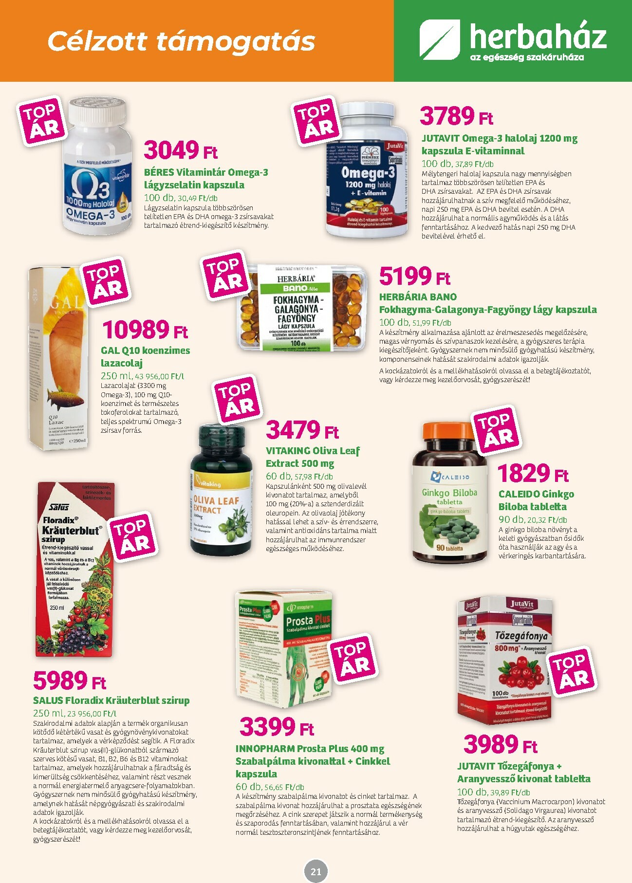 herbahaz - Herbaház akciós újság, érvényes 2026.02.02. - 2026.03.03. - page: 21