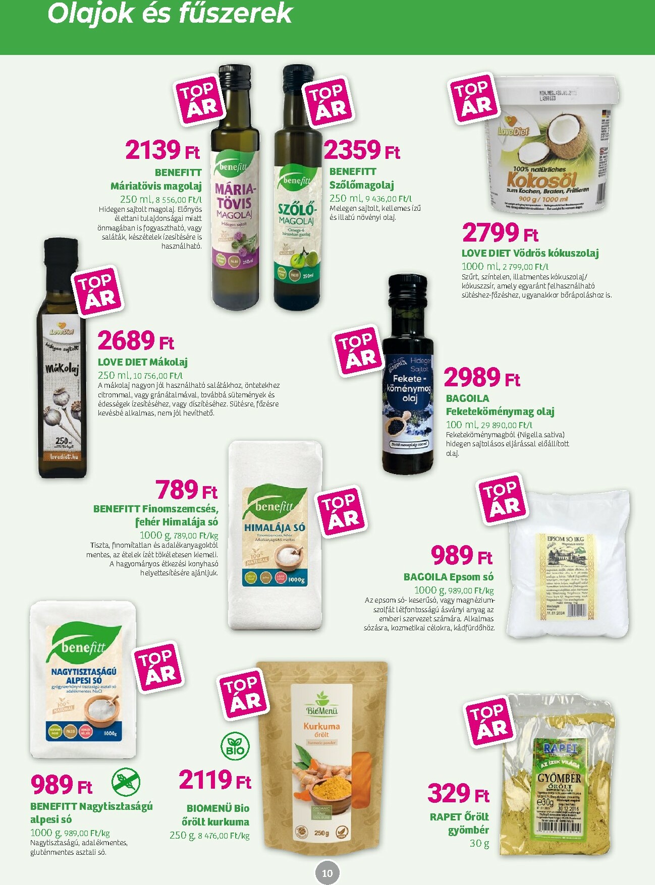 herbahaz - Herbaház akciós újság, érvényes 2026.02.02. - 2026.03.03. - page: 10