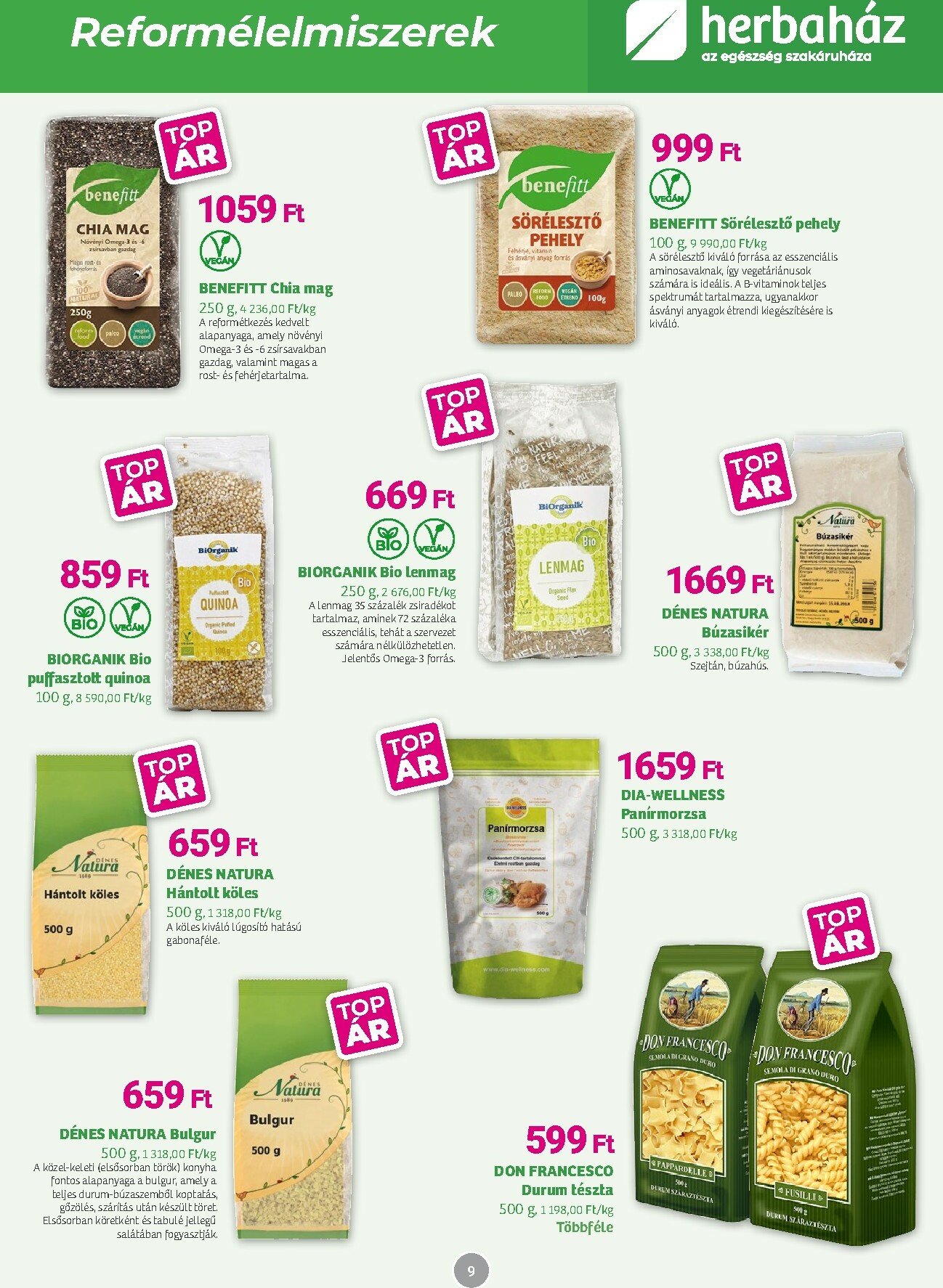 herbahaz - Herbaház akciós újság, érvényes 2026.02.02. - 2026.03.03. - page: 9