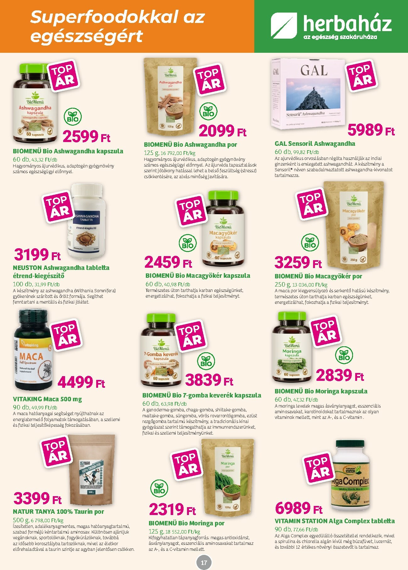 herbahaz - Herbaház akciós újság, érvényes 2026.02.02. - 2026.03.03. - page: 17