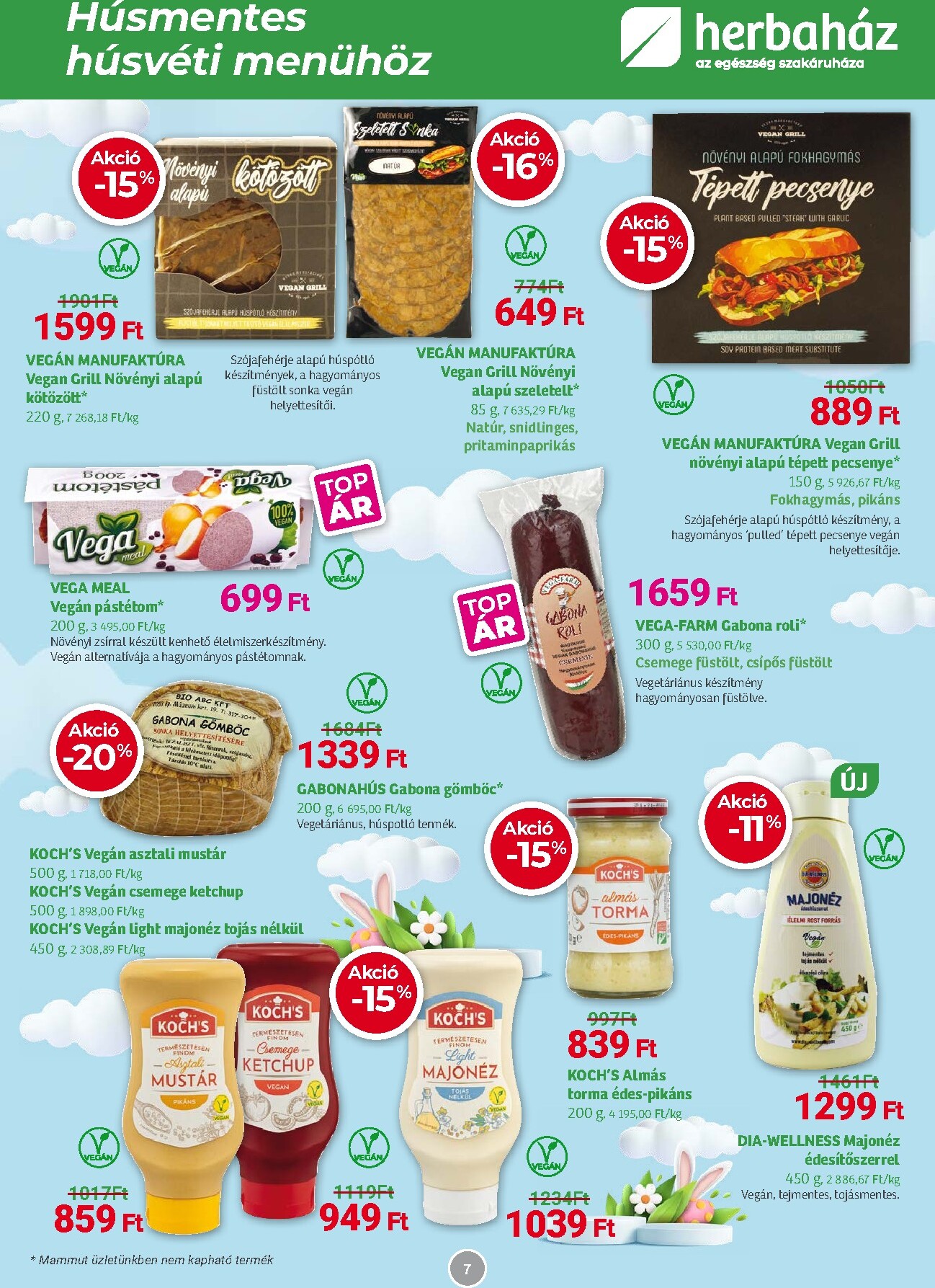 herbahaz - Herbaház akciós újság, érvényes 2026.03.04. - 2026.04.06. - page: 7