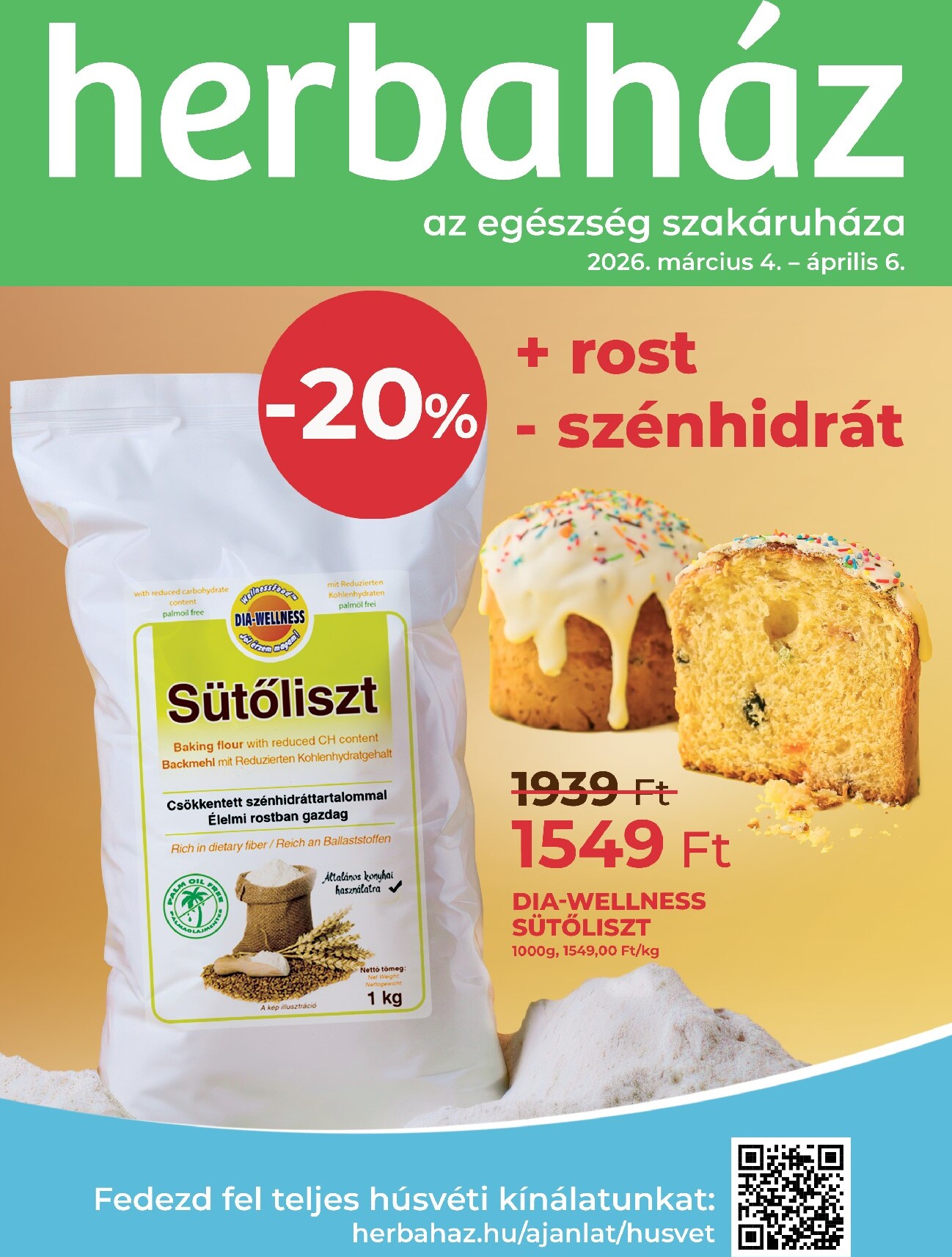 herbahaz - Herbaház akciós újság, érvényes 2026.03.04. - 2026.04.06. - page: 1