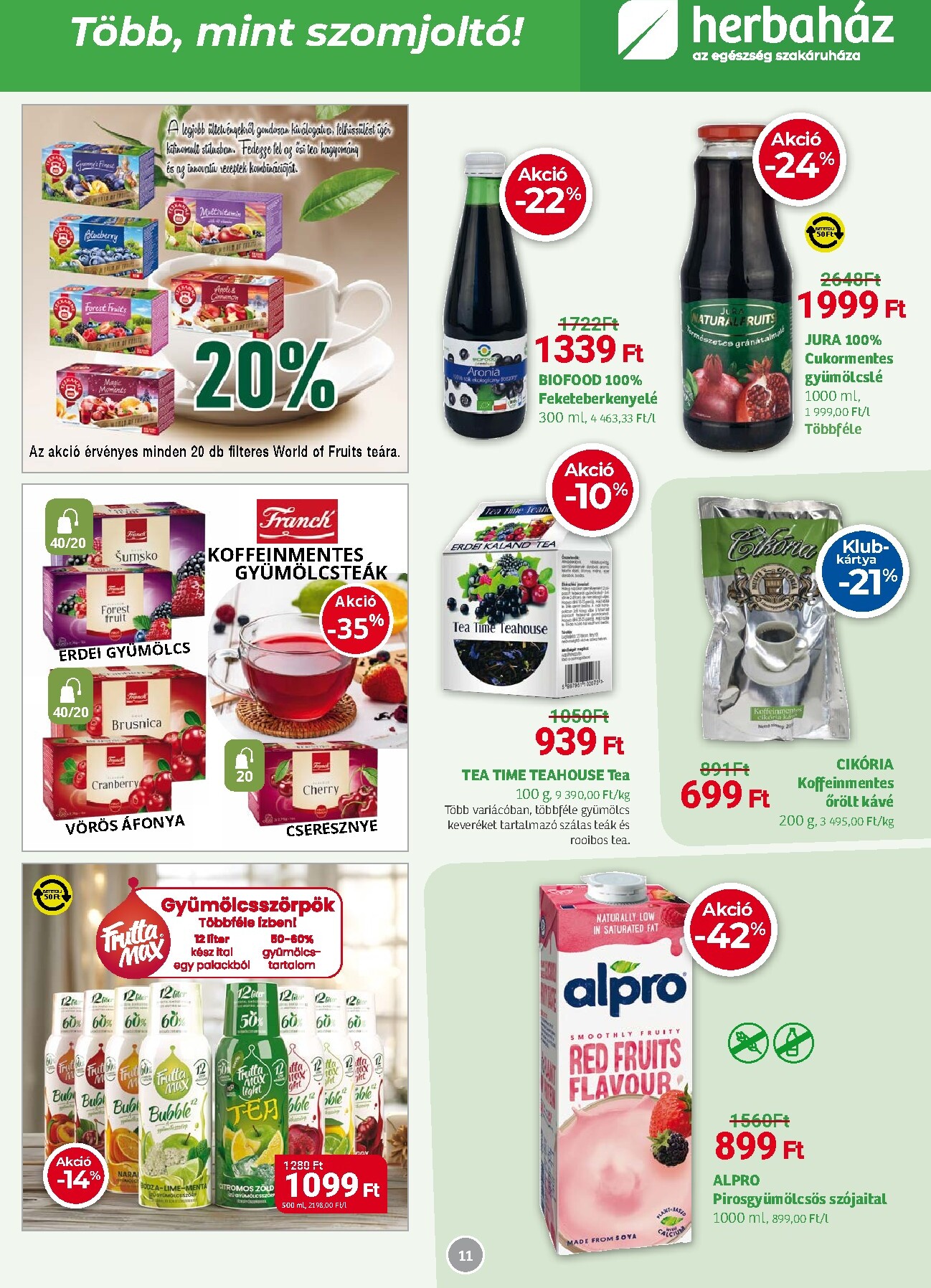 herbahaz - Herbaház akciós újság, érvényes 2026.03.04. - 2026.04.06. - page: 11