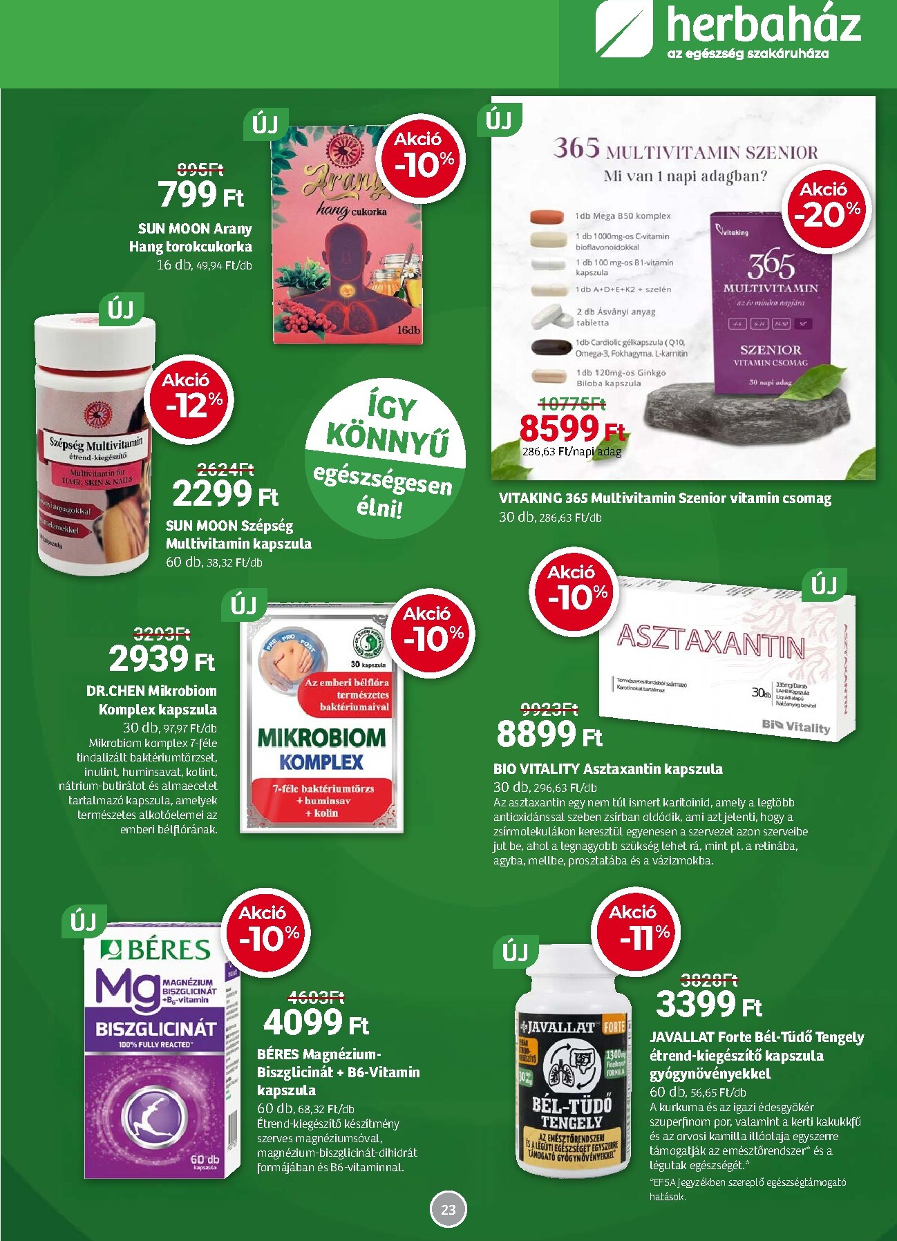 herbahaz - Herbaház akciós újság, érvényes 2026.03.04. - 2026.04.06. - page: 23