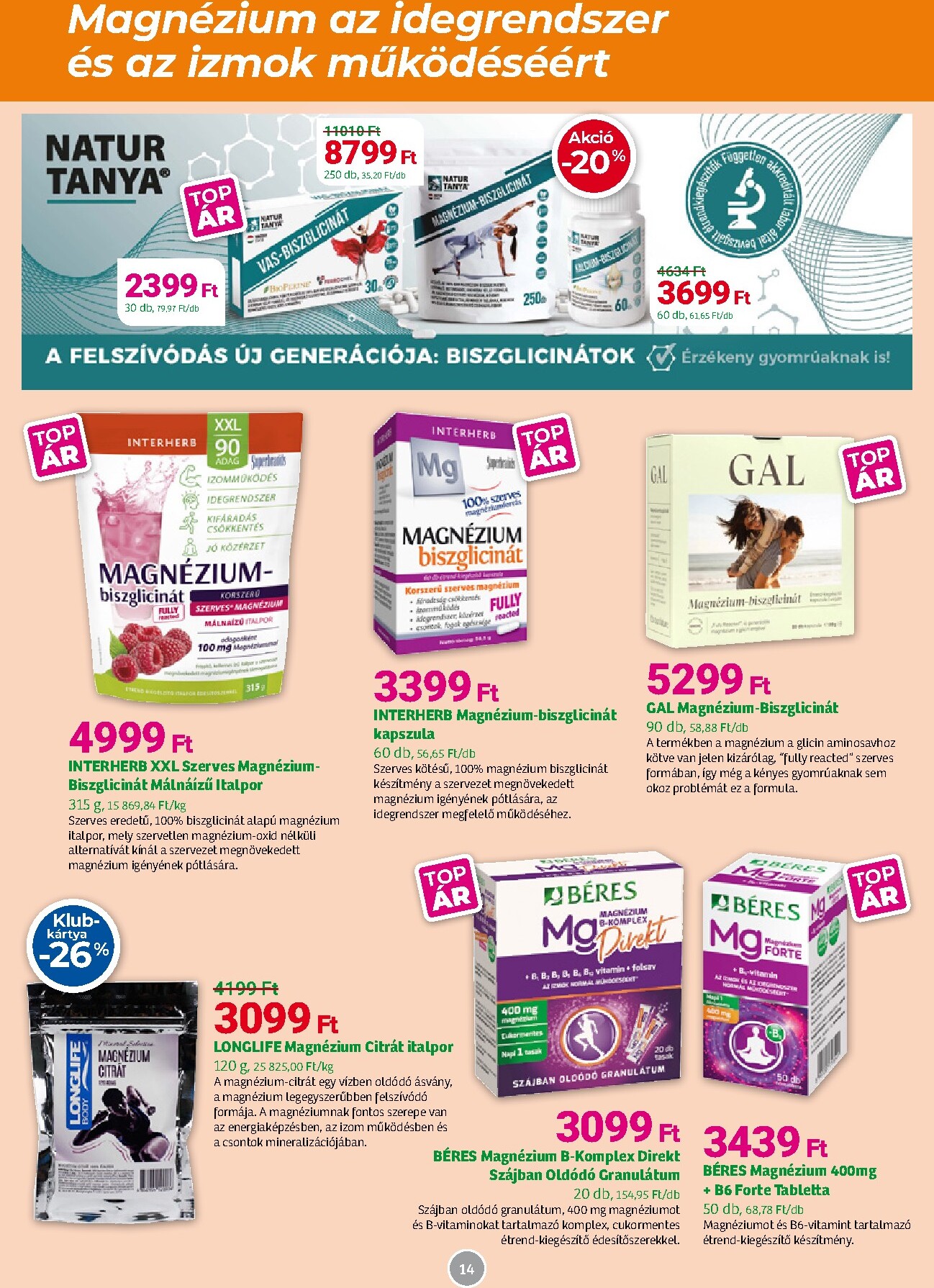 herbahaz - Aktuális Herbaház szórólap érvényes keddtől 2026.04.07.-től vasárnaptól 2026.05.03.-ig - page: 14