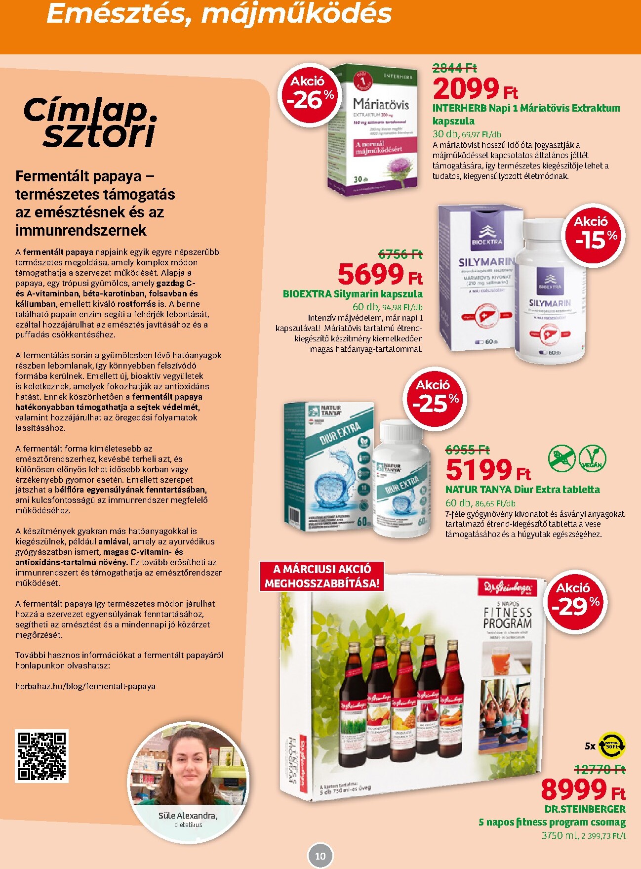 herbahaz - Aktuális Herbaház szórólap érvényes keddtől 2026.04.07.-től vasárnaptól 2026.05.03.-ig - page: 10