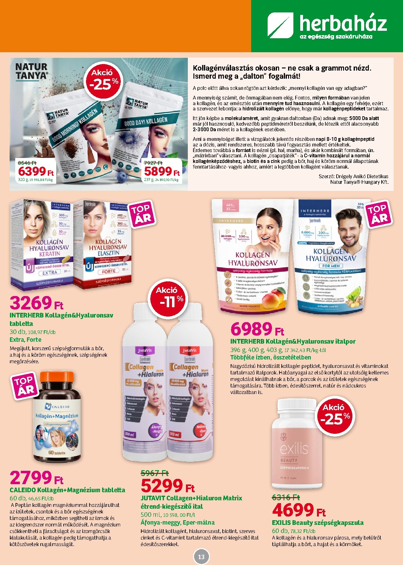 herbahaz - Aktuális Herbaház szórólap érvényes keddtől 2026.04.07.-től vasárnaptól 2026.05.03.-ig - page: 13
