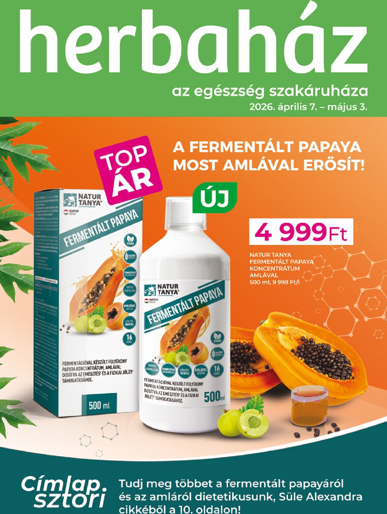 herbahaz - Aktuális Herbaház szórólap érvényes keddtől 2026.04.07.-től vasárnaptól 2026.05.03.-ig