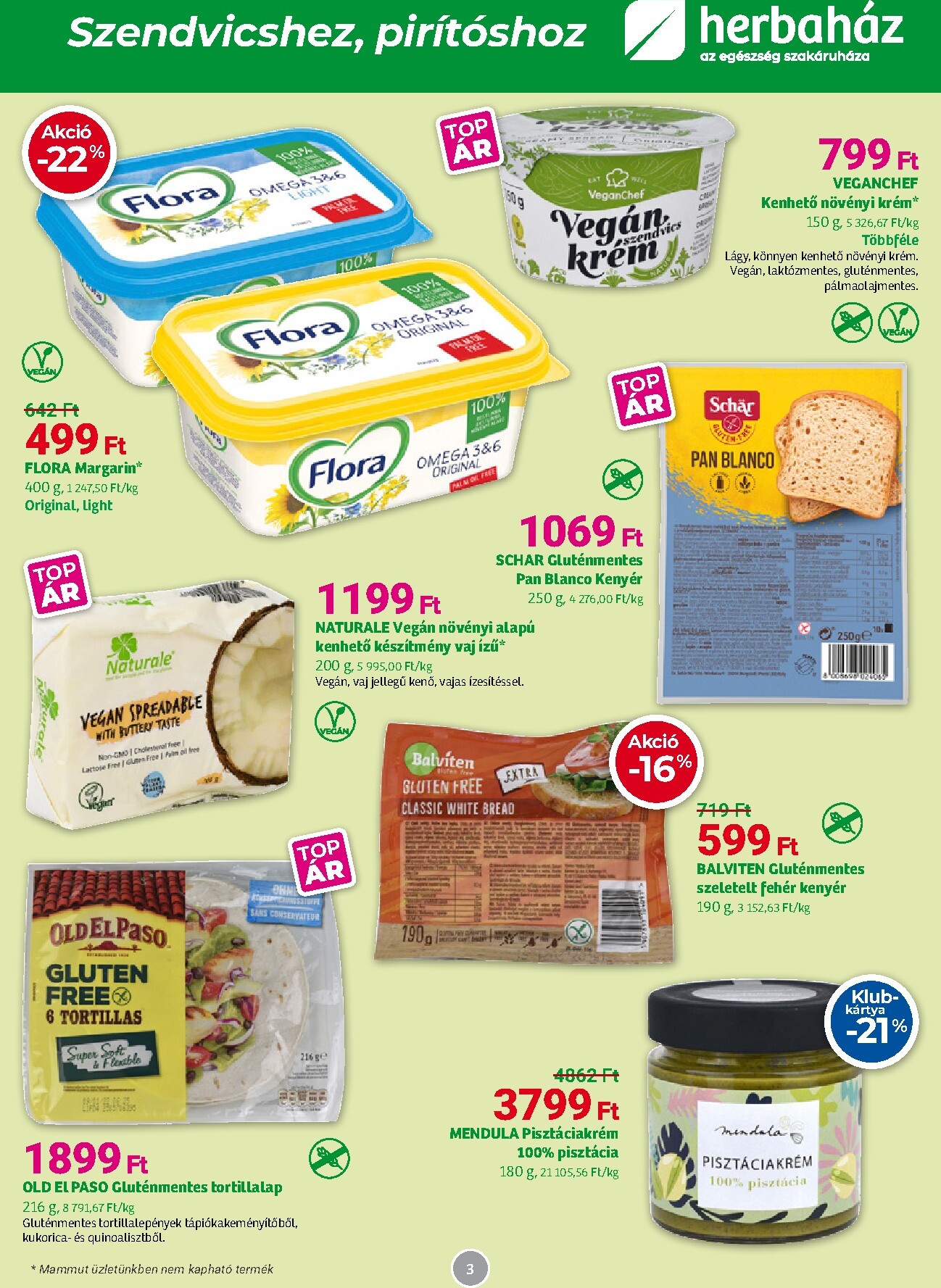 herbahaz - Aktuális Herbaház szórólap érvényes keddtől 2026.04.07.-től vasárnaptól 2026.05.03.-ig - page: 3