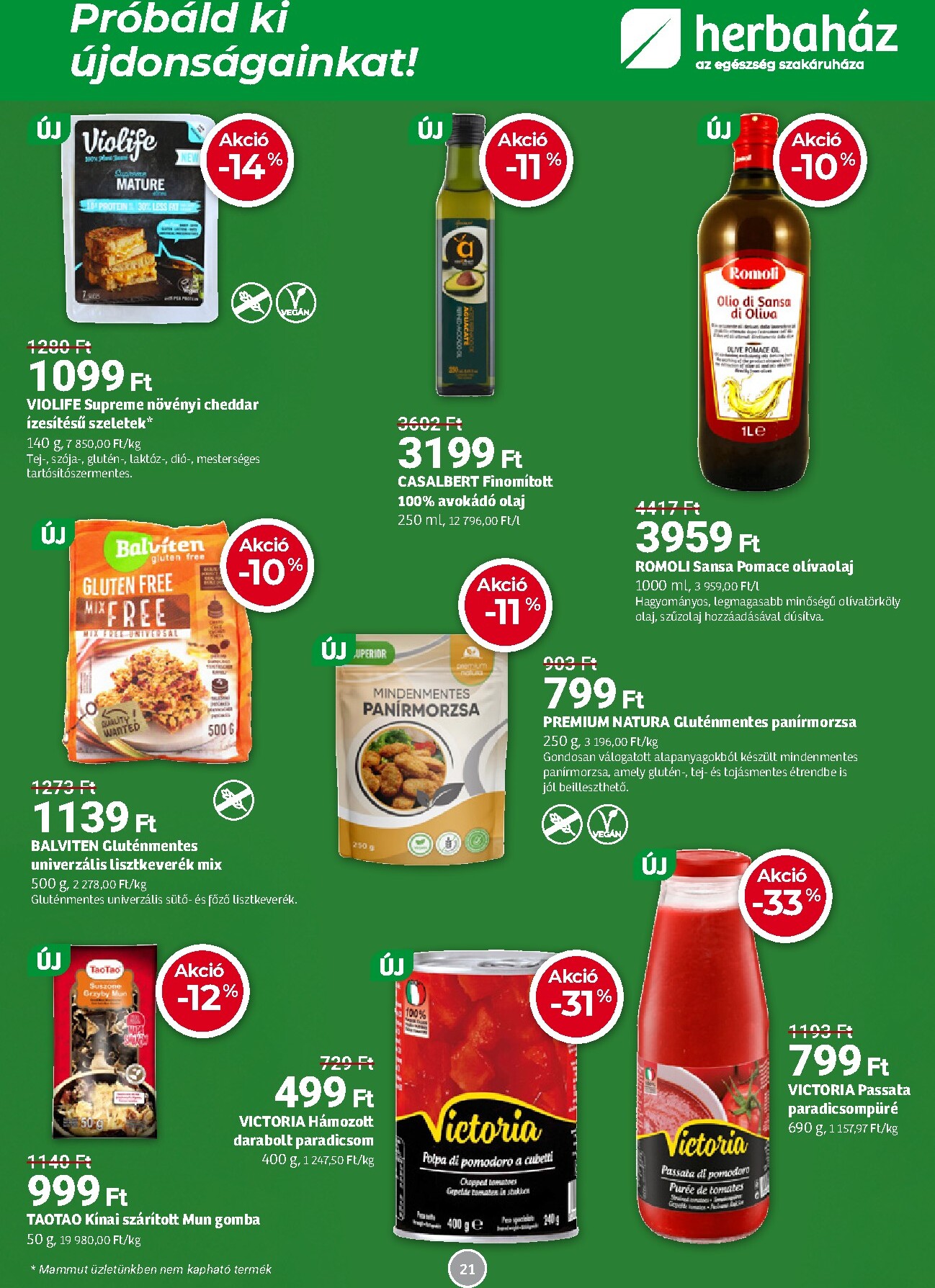herbahaz - Aktuális Herbaház szórólap érvényes keddtől 2026.04.07.-től vasárnaptól 2026.05.03.-ig - page: 21