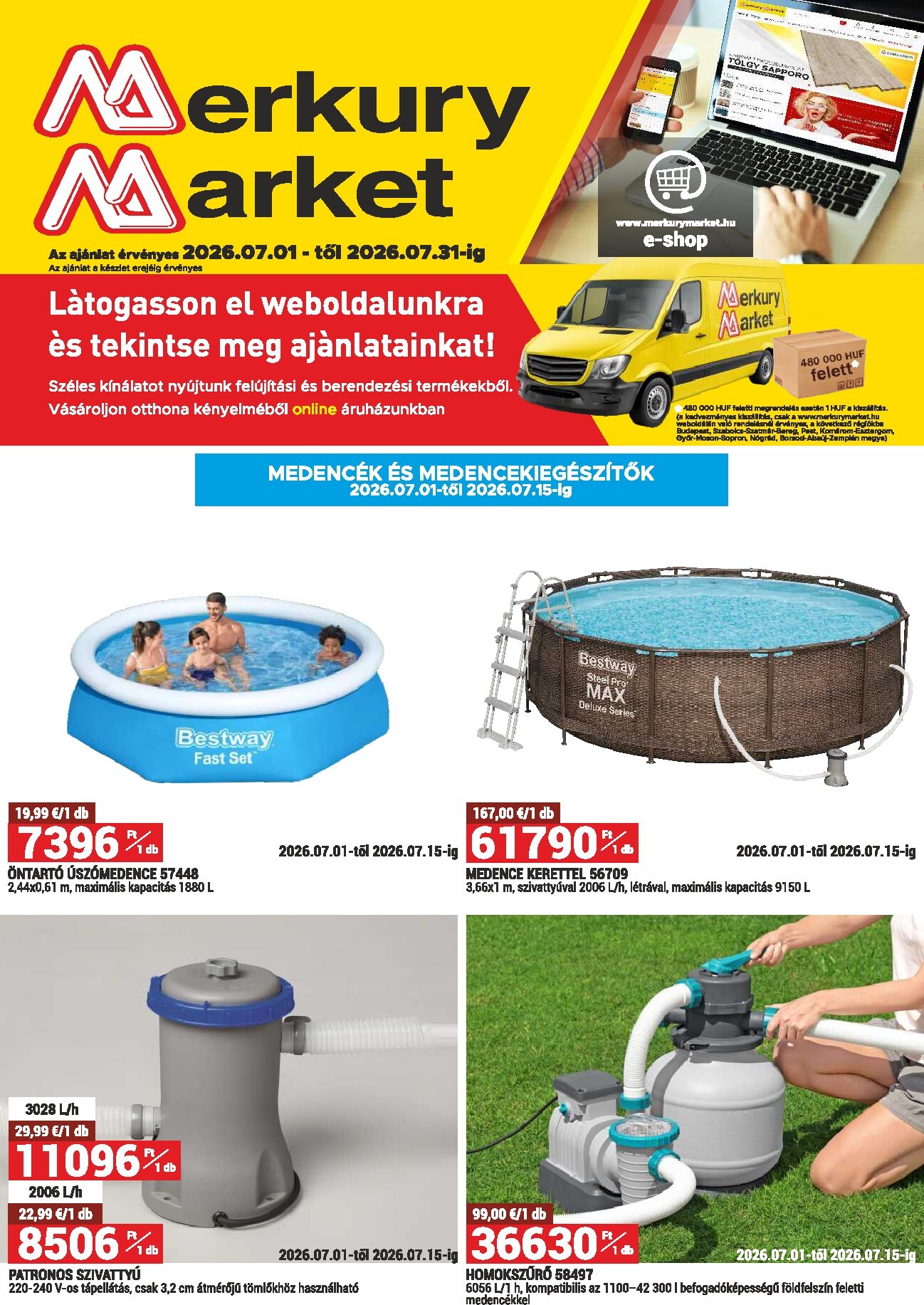 merkury-market - Aktuális MerkuryMarket szórólap érvényes szerdától 2026.07.01.-től péntektől 2026.07.31.-ig - page: 1