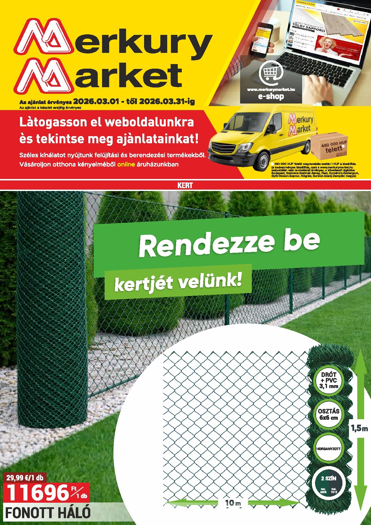 merkury-market - MerkuryMarket akciós újság, érvényes 2026.03.01. - 2026.03.31.