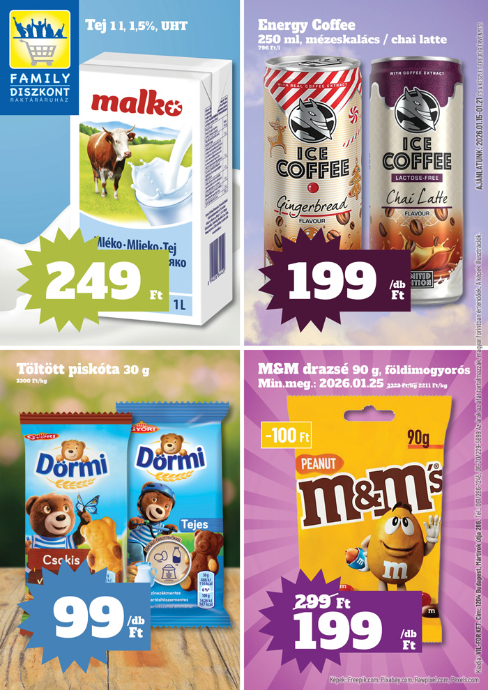 family-diszkont - Family Diszkont akciós újság, érvényes 01.16. - 01.21. - page: 1