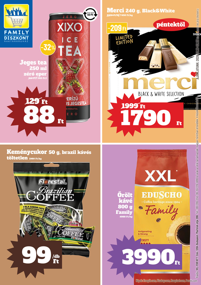 family-diszkont - Family Diszkont akciós újság, érvényes 2026.02.19. - 2026.02.25. - page: 1