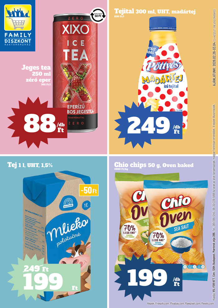 family-diszkont - Family Diszkont akciós újság, érvényes 2026.02.26. - 2026.03.04.