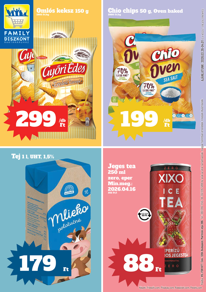 family-diszkont - Family Diszkont akciós újság, érvényes 2026.03.26. - 2026.04.01. - page: 1