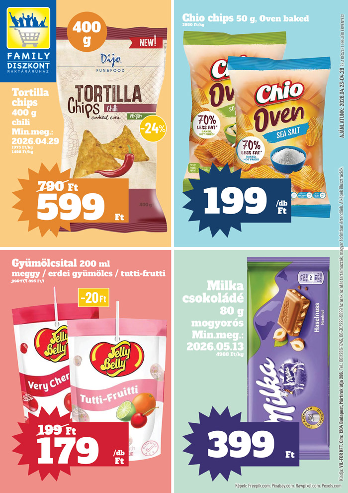 family-diszkont - Aktuális Family Diszkont szórólap érvényes csütörtöktől 2026.04.23.-től szerdától 2026.04.29.-ig