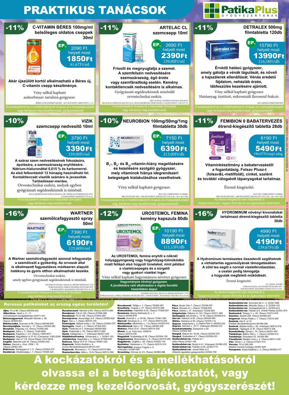 patikaplus - PatikaPlus akciós újság, érvényes 07.01. - 07.31. - page: 8