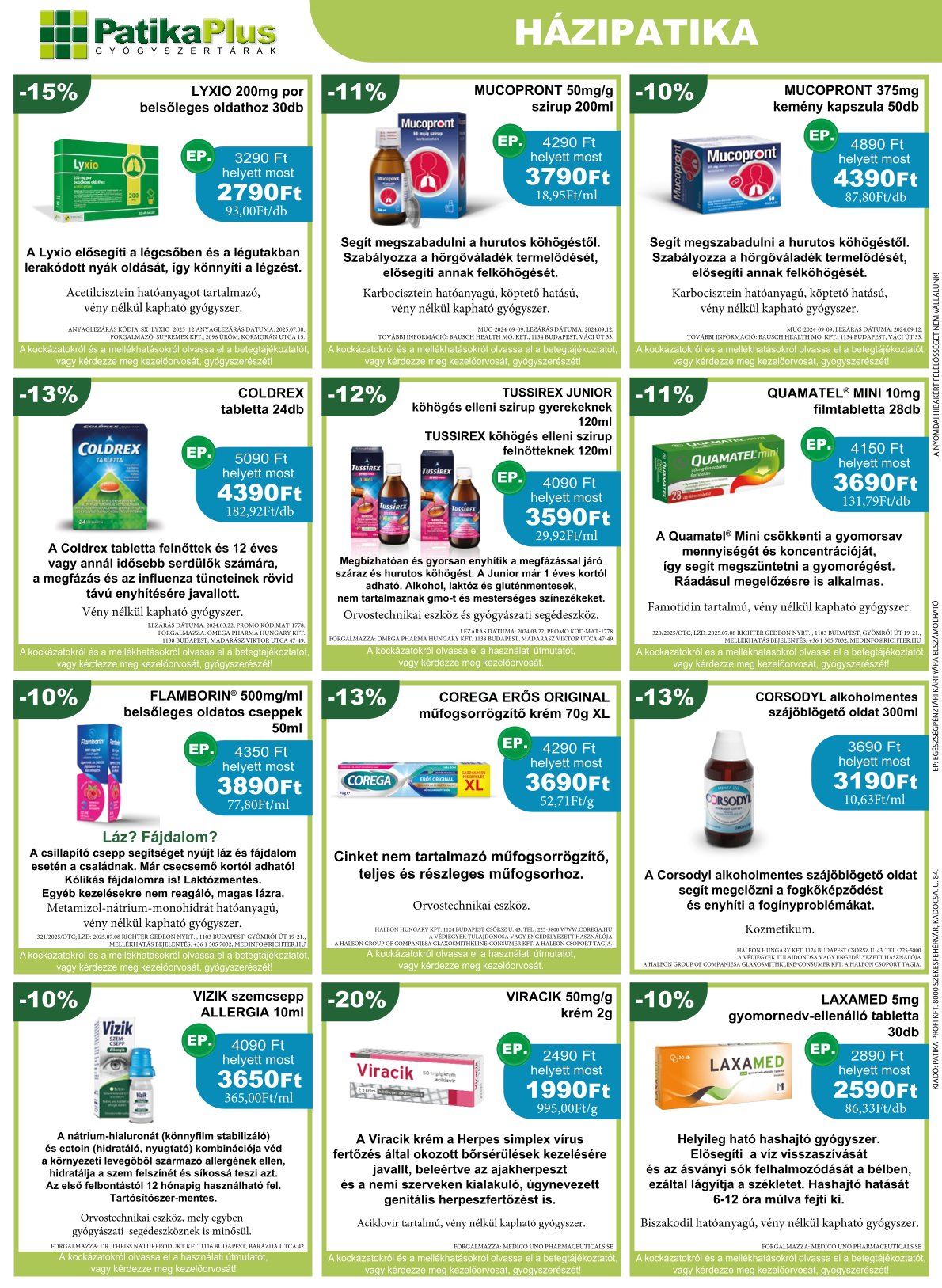 patikaplus - PatikaPlus akciós újság, érvényes 08.01. - 08.31. - page: 2