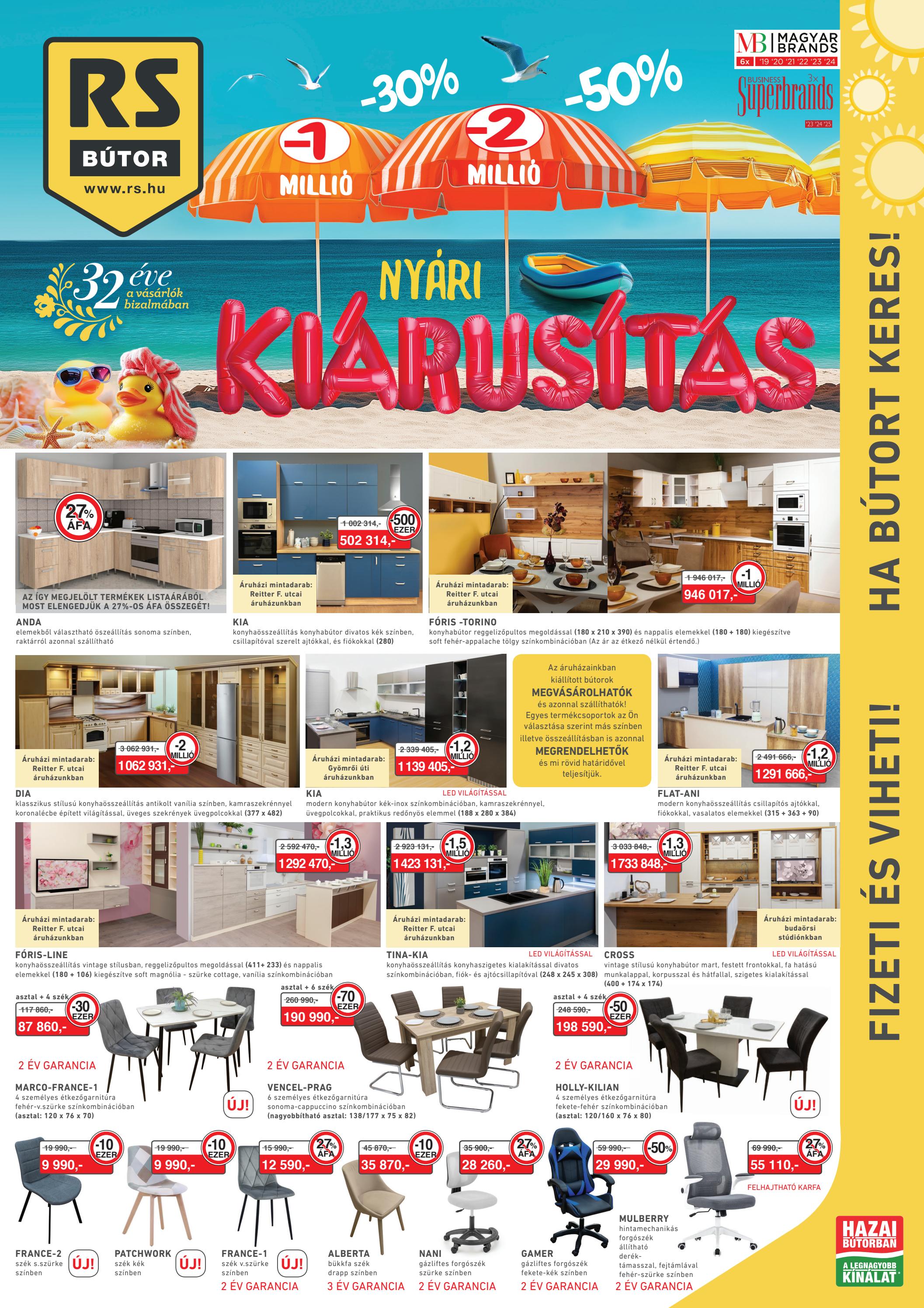 rs-butor - RS Bútor akciós újság, érvényes 07.01. - 07.31.