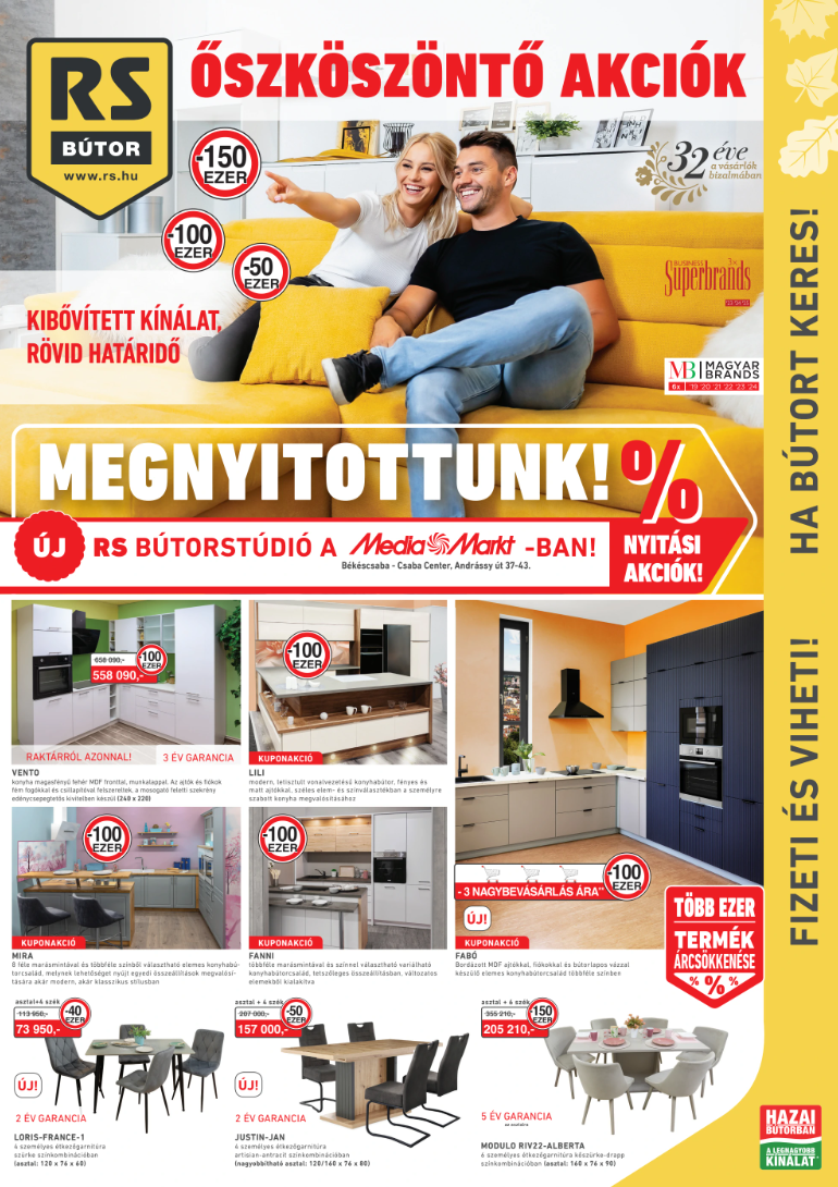 rs-butor - RS Bútor akciós újság, érvényes 09.01. - 09.30.