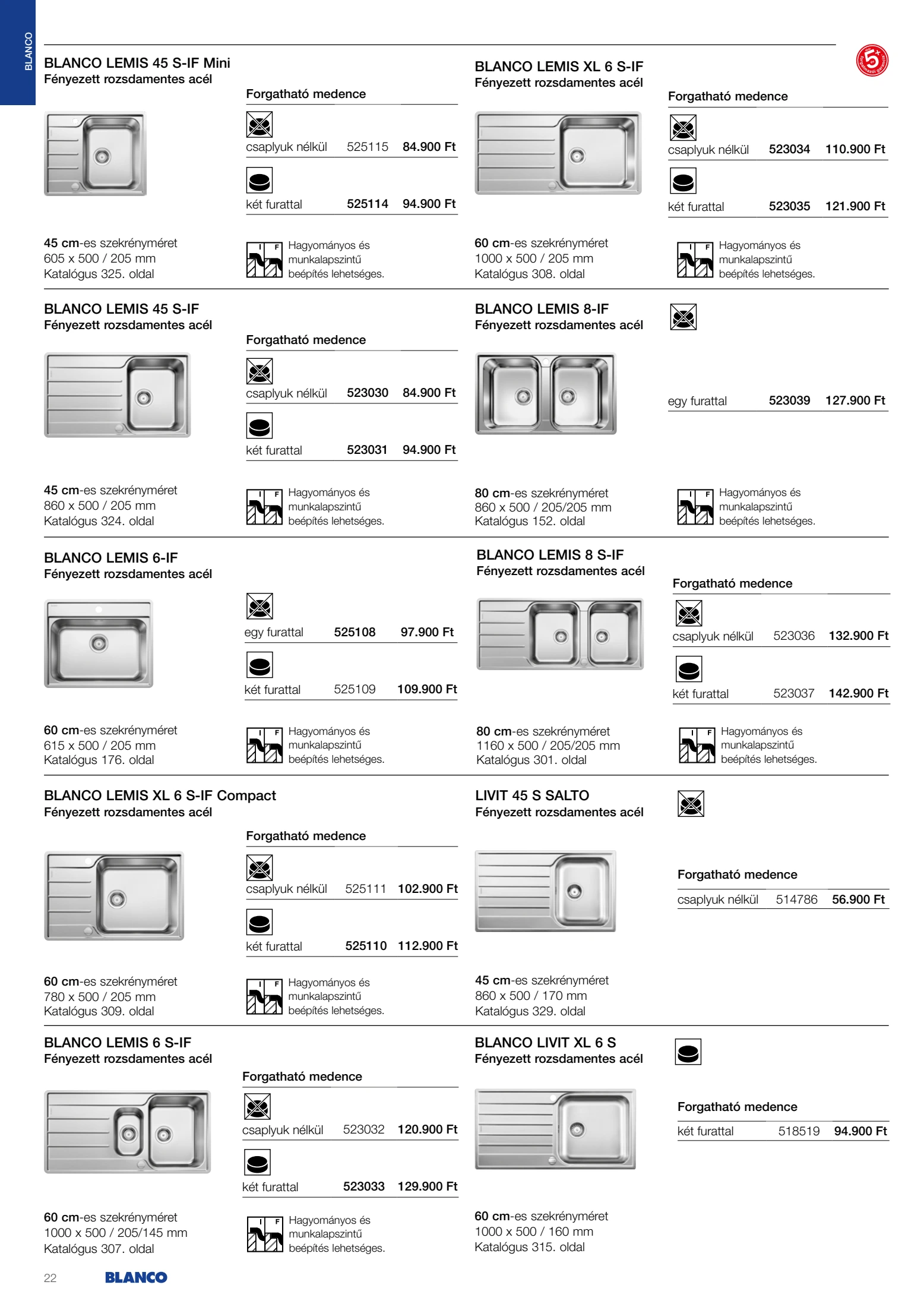 rs-butor - RS Bútor - Konyhatechnika akciós újság, érvényes 09.01. - 12.31. - page: 22