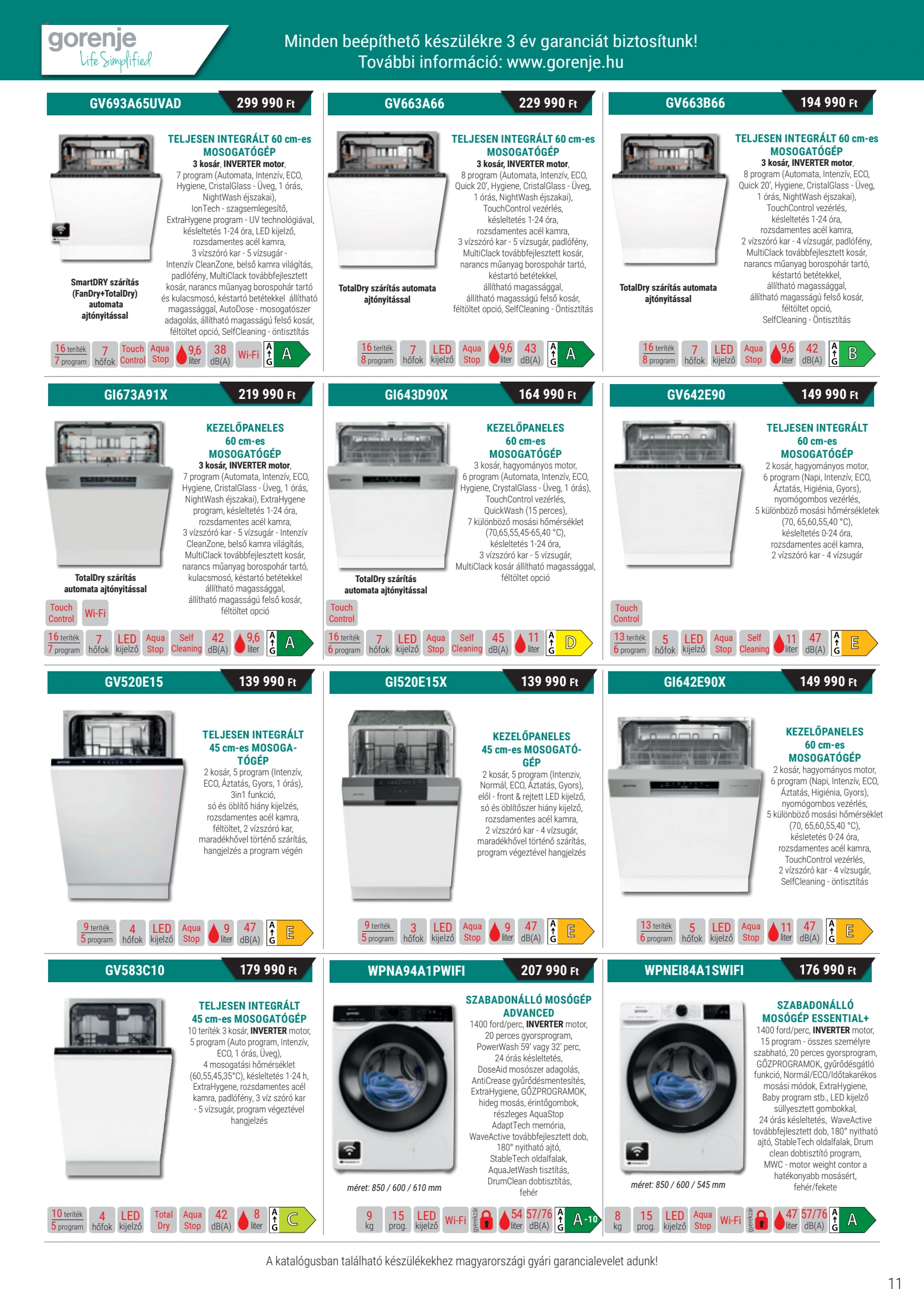 rs-butor - RS Bútor - Konyhai készülékek akciós újság, érvényes 10.01. - 12.31. - page: 11
