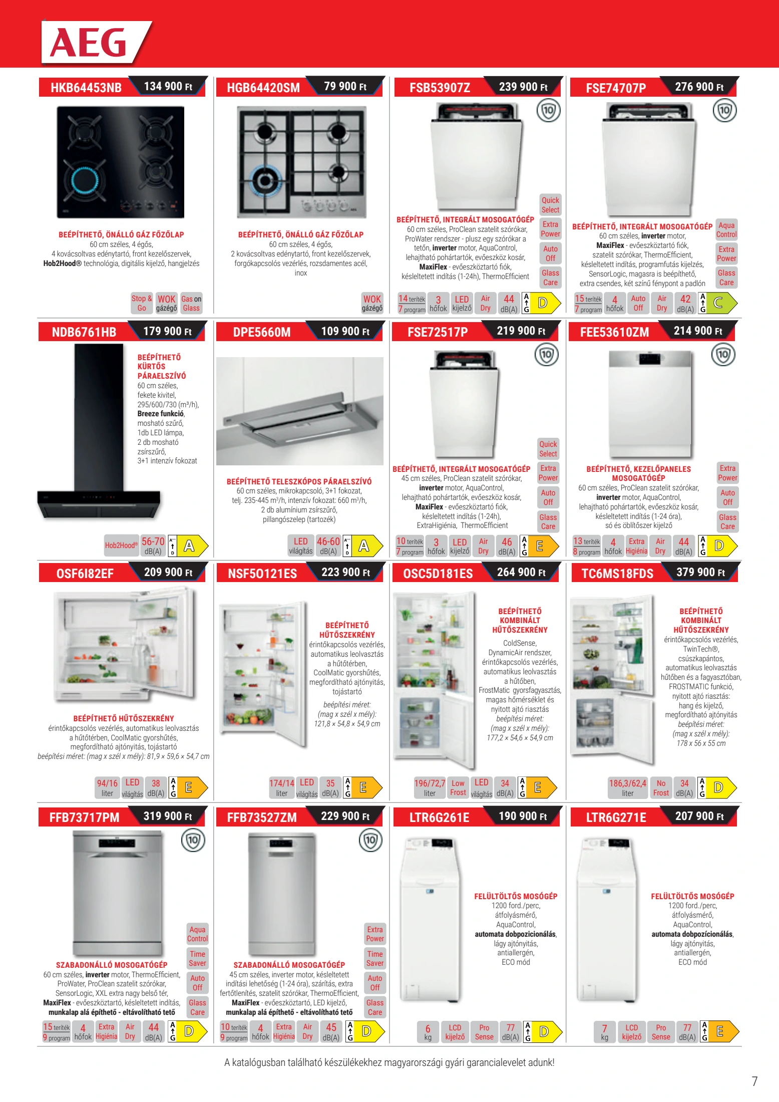 rs-butor - RS Bútor - Konyhai készülékek akciós újság, érvényes 10.01. - 12.31. - page: 7