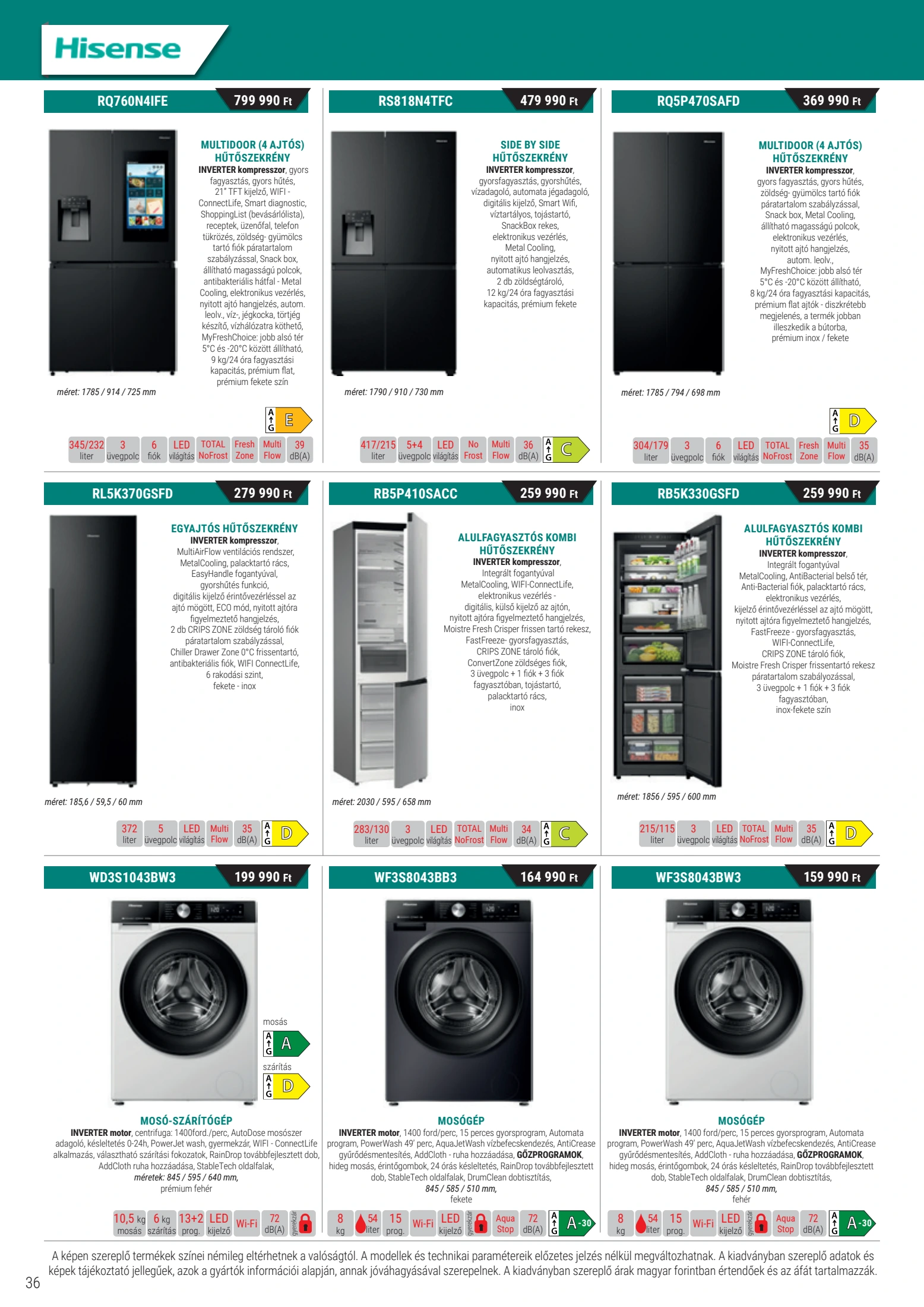 rs-butor - RS Bútor - Konyhai készülékek akciós újság, érvényes 10.01. - 12.31. - page: 36