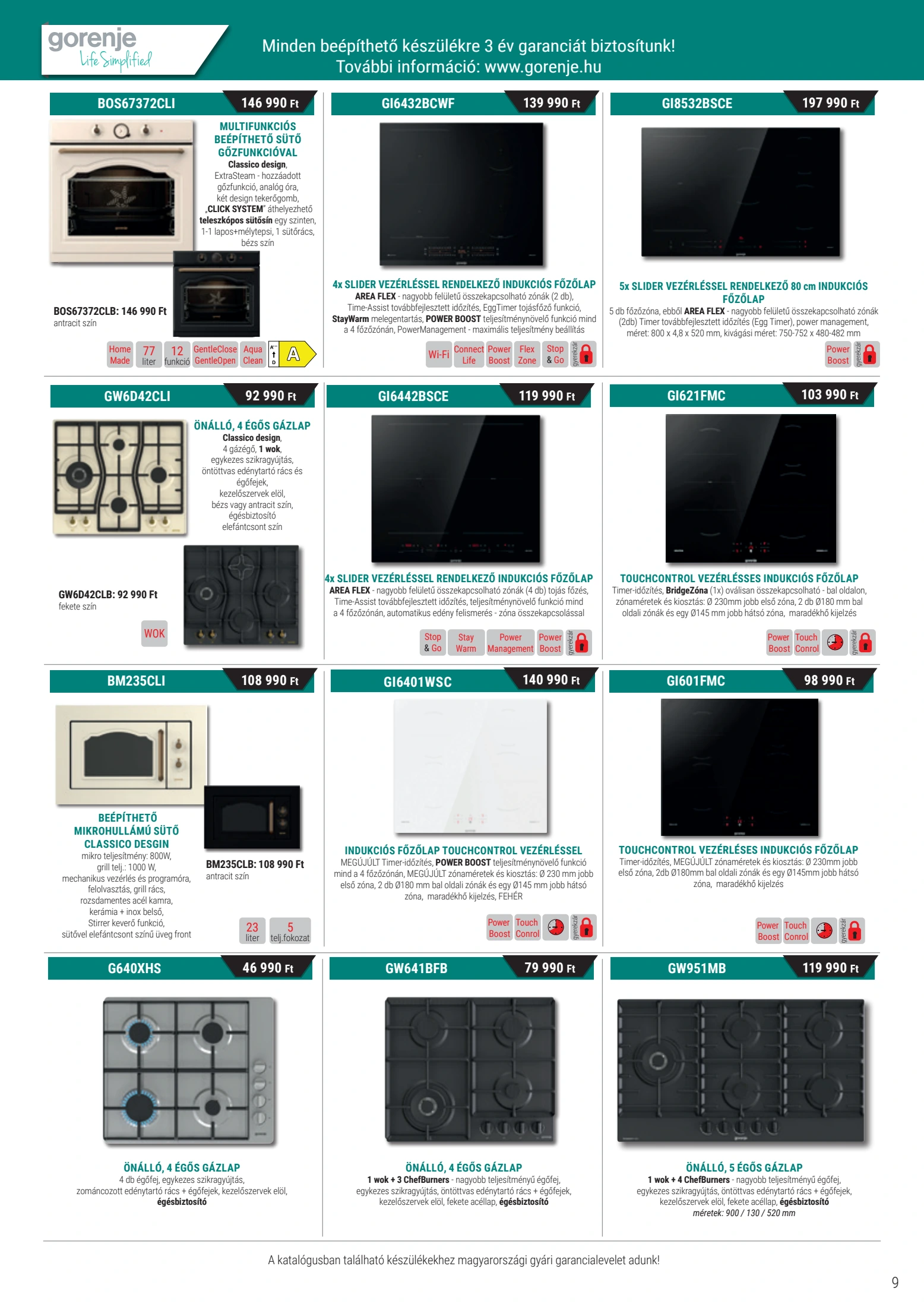 rs-butor - RS Bútor - Konyhai készülékek akciós újság, érvényes 10.01. - 12.31. - page: 9