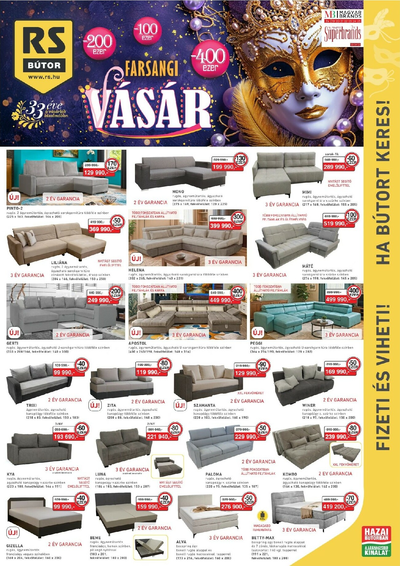 rs-butor - RS Bútor akciós újság, érvényes 2026.01.30. - 2026.02.26.