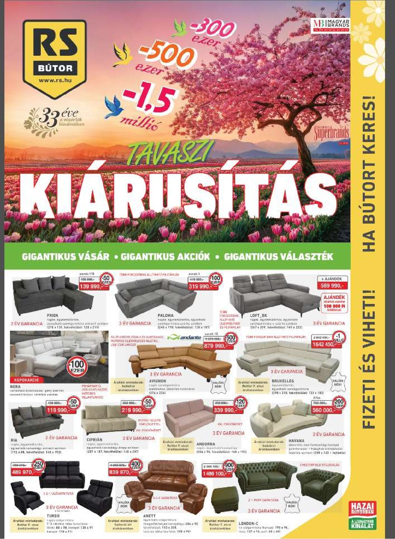rs-butor - Aktuális RS Bútor szórólap érvényes szerdától 2026.04.01.-től szerdától 2026.04.29.-ig