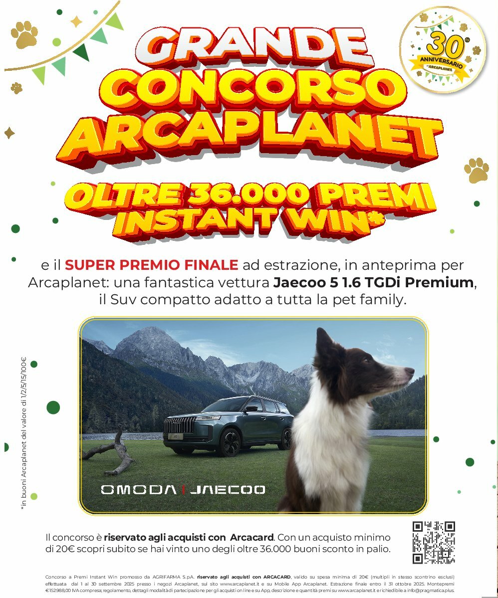 arcaplanet - Volantino Arcaplanet - Grande Concorso valido dal 01/09 al 14/09 - page: 4 arcaplanet - Volantino Arcaplanet - Grande Concorso valido dal 01/09 al 14/09 - page: 4