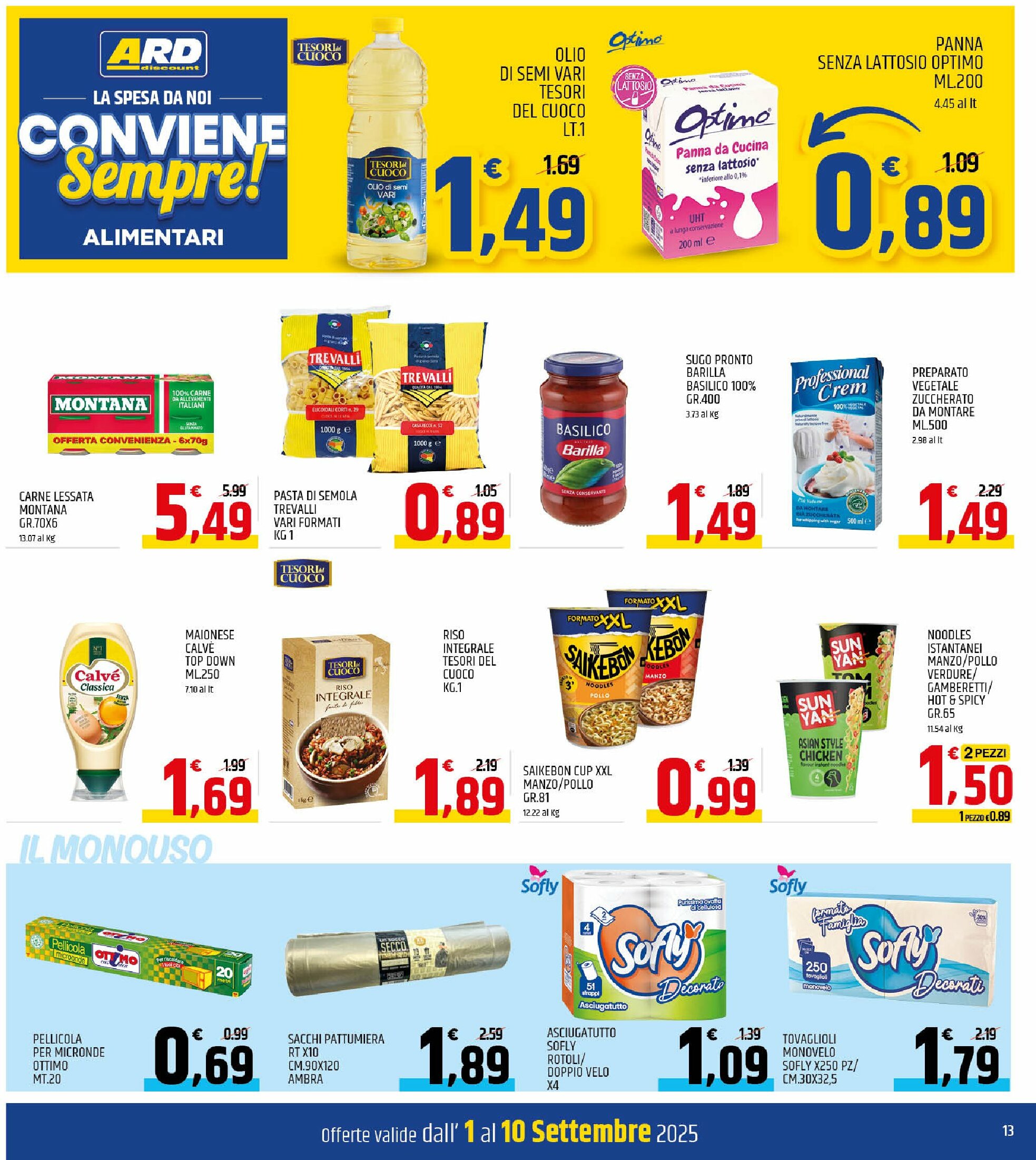 ard-discount - Volantino Ard Discount valido dal 01/09 al 10/09 - page: 13