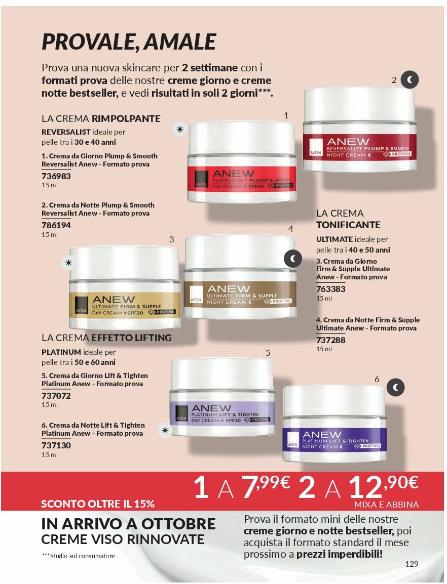 avon - Volantino Avon valido dal 01/09 al 30/09 - page: 129 avon - Volantino Avon valido dal 01/09 al 30/09 - page: 129