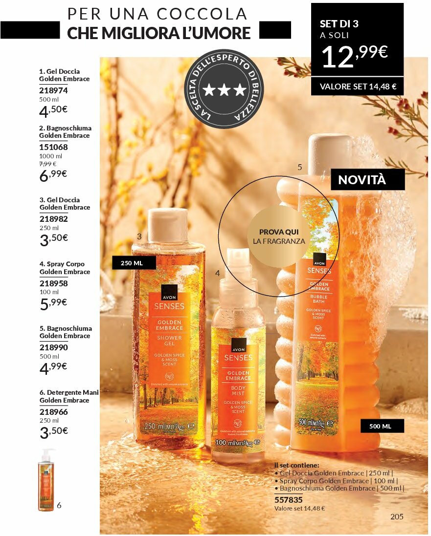 avon - Volantino Avon valido dal 01/09 al 30/09 - page: 205 avon - Volantino Avon valido dal 01/09 al 30/09 - page: 205