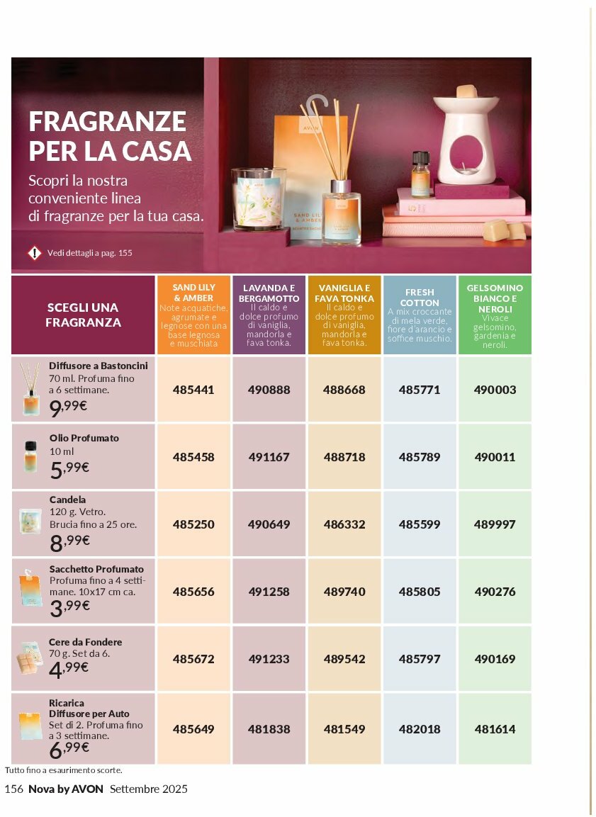 avon - Volantino Avon valido dal 01/09 al 30/09 - page: 156 avon - Volantino Avon valido dal 01/09 al 30/09 - page: 156