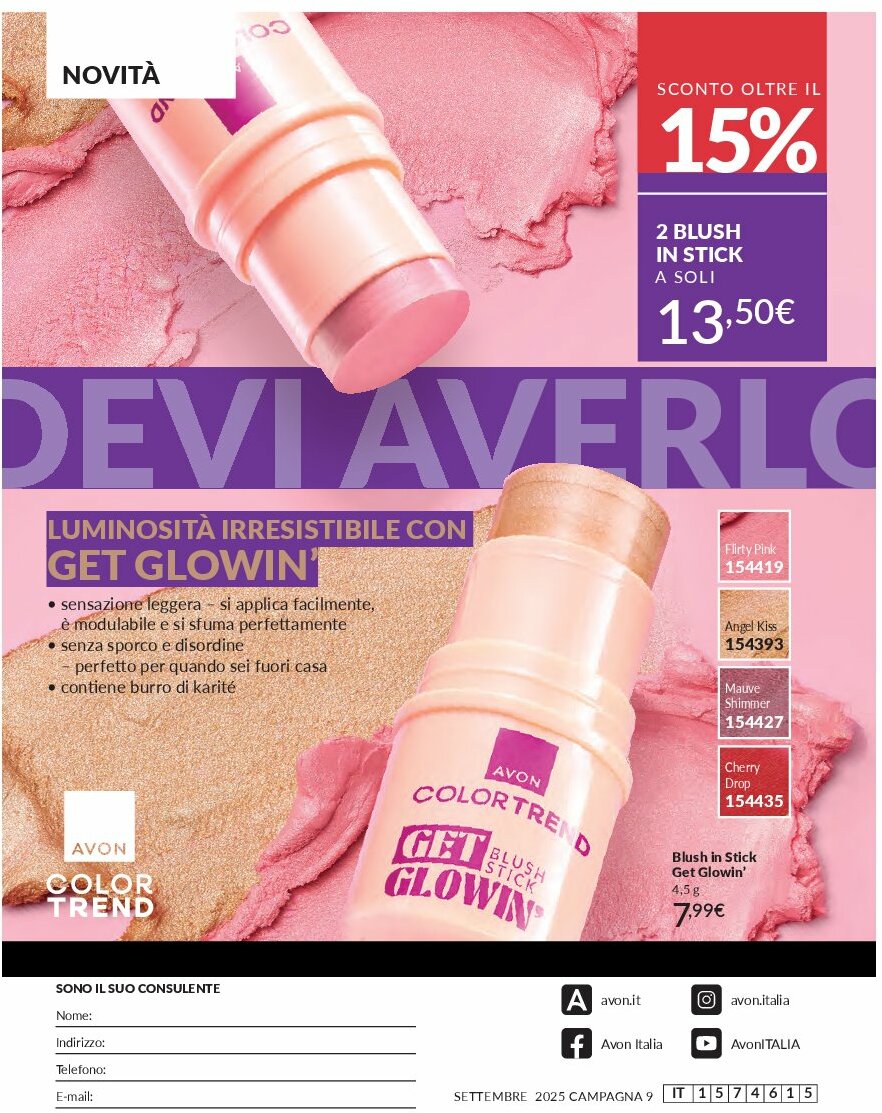 avon - Volantino Avon valido dal 01/09 al 30/09 - page: 230 avon - Volantino Avon valido dal 01/09 al 30/09 - page: 230