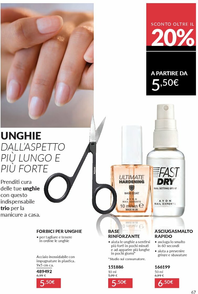avon - Volantino Avon valido dal 01/09 al 30/09 - page: 67 avon - Volantino Avon valido dal 01/09 al 30/09 - page: 67