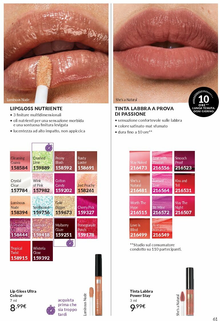 avon - Volantino Avon valido dal 01/09 al 30/09 - page: 61 avon - Volantino Avon valido dal 01/09 al 30/09 - page: 61