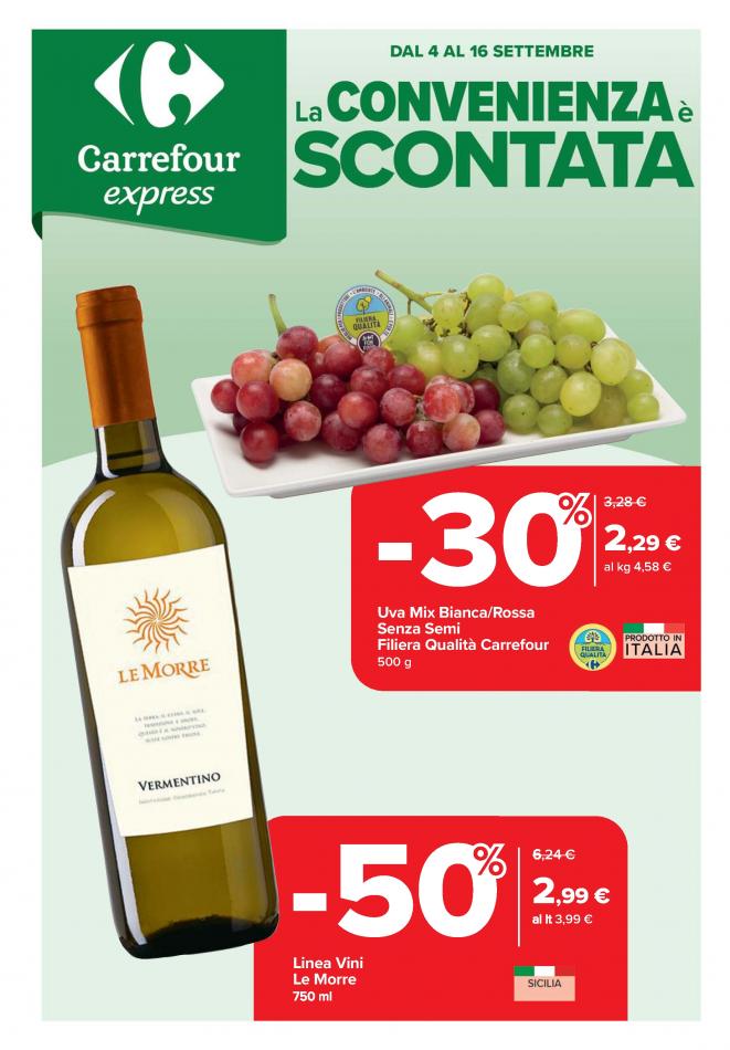 carrefour-express - Volantino Carrefour Express valido dal 04/09 al 16/09 - page: 1