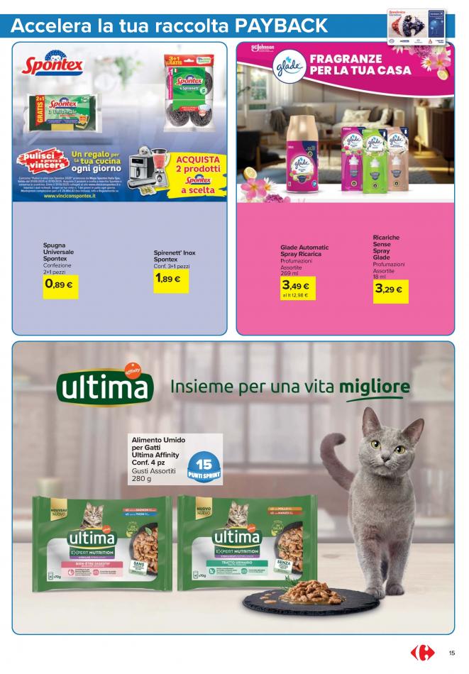 carrefour-market - Volantino Carrefour Market - Punti Sprint Payback valido dal 21/08 al 04/09 - page: 15