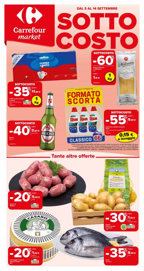 carrefour-market - Volantino Carrefour Market valido dal 05/09 al 14/09