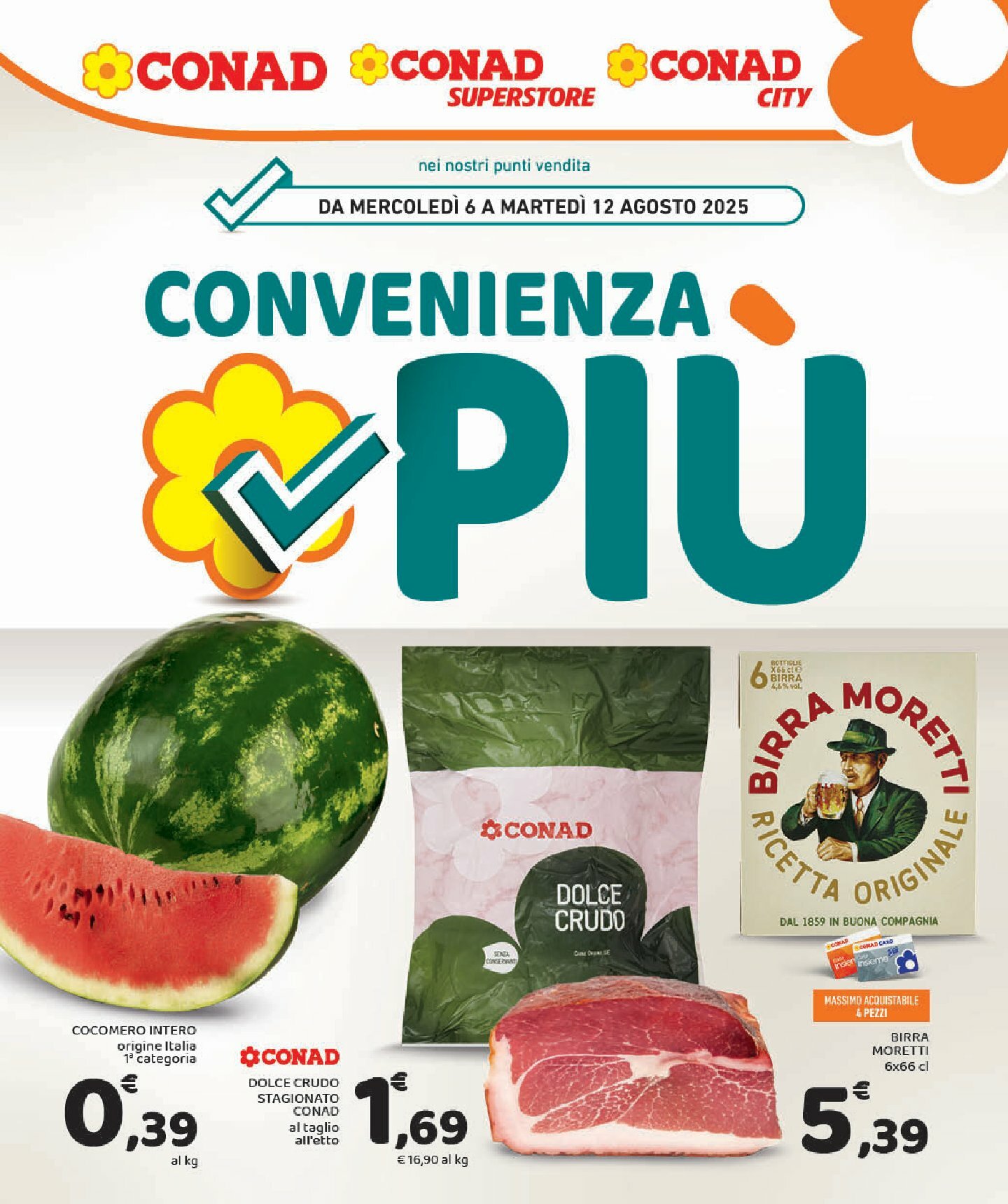 conad-superstore - Volantino Conad Superstore - Convenienza Piú valido dal 06/08 al 12/08