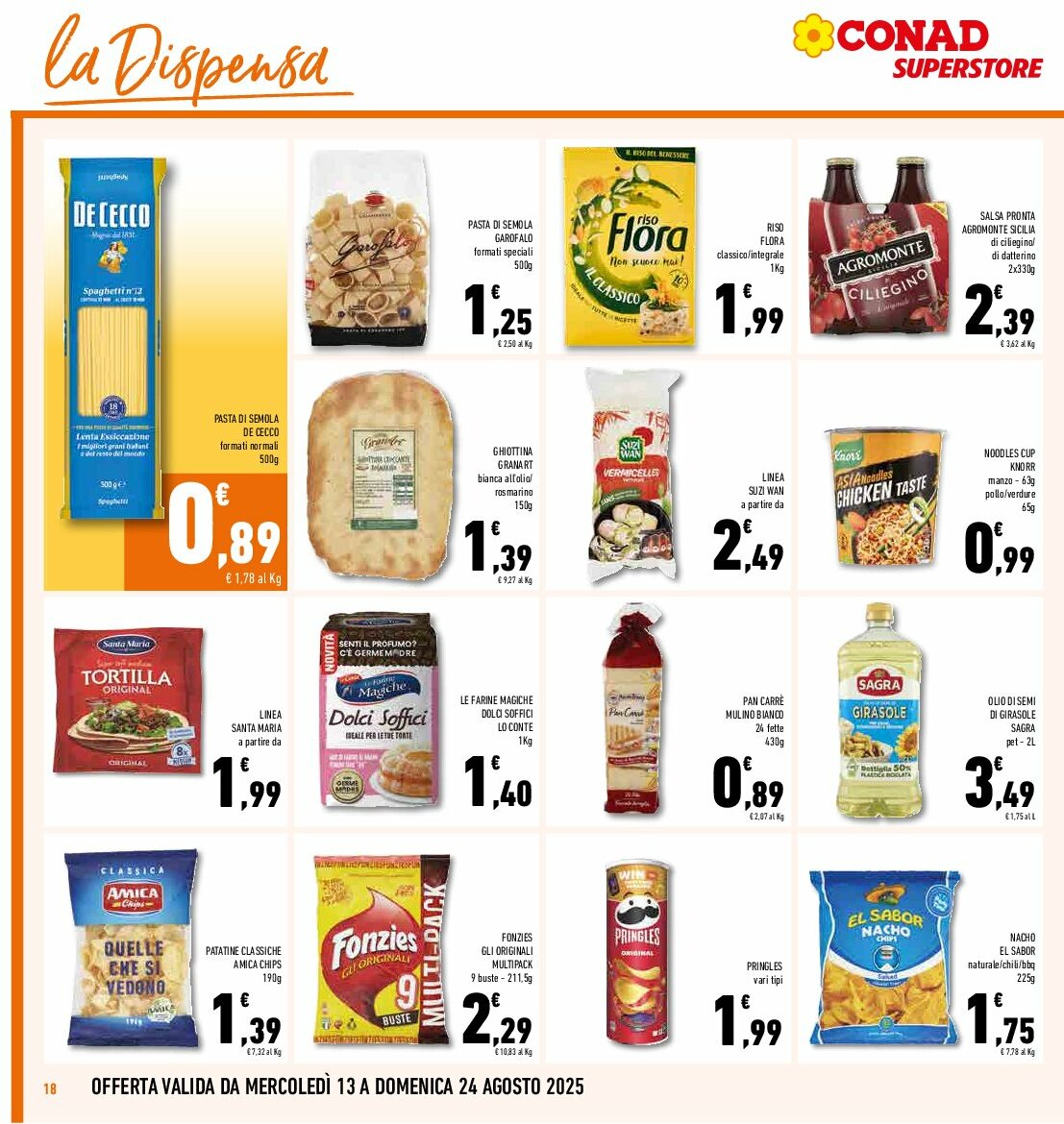 conad-superstore - Volantino Conad Superstore valido dal 13/08 al 24/08 - page: 18