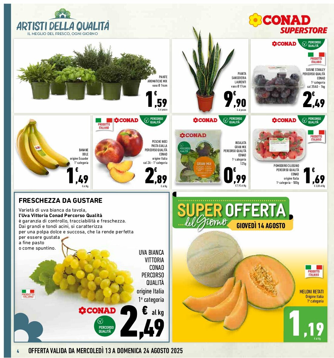 conad-superstore - Volantino Conad Superstore valido dal 13/08 al 24/08 - page: 4