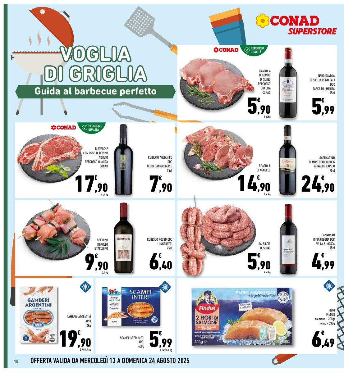 conad-superstore - Volantino Conad Superstore valido dal 13/08 al 24/08 - page: 10