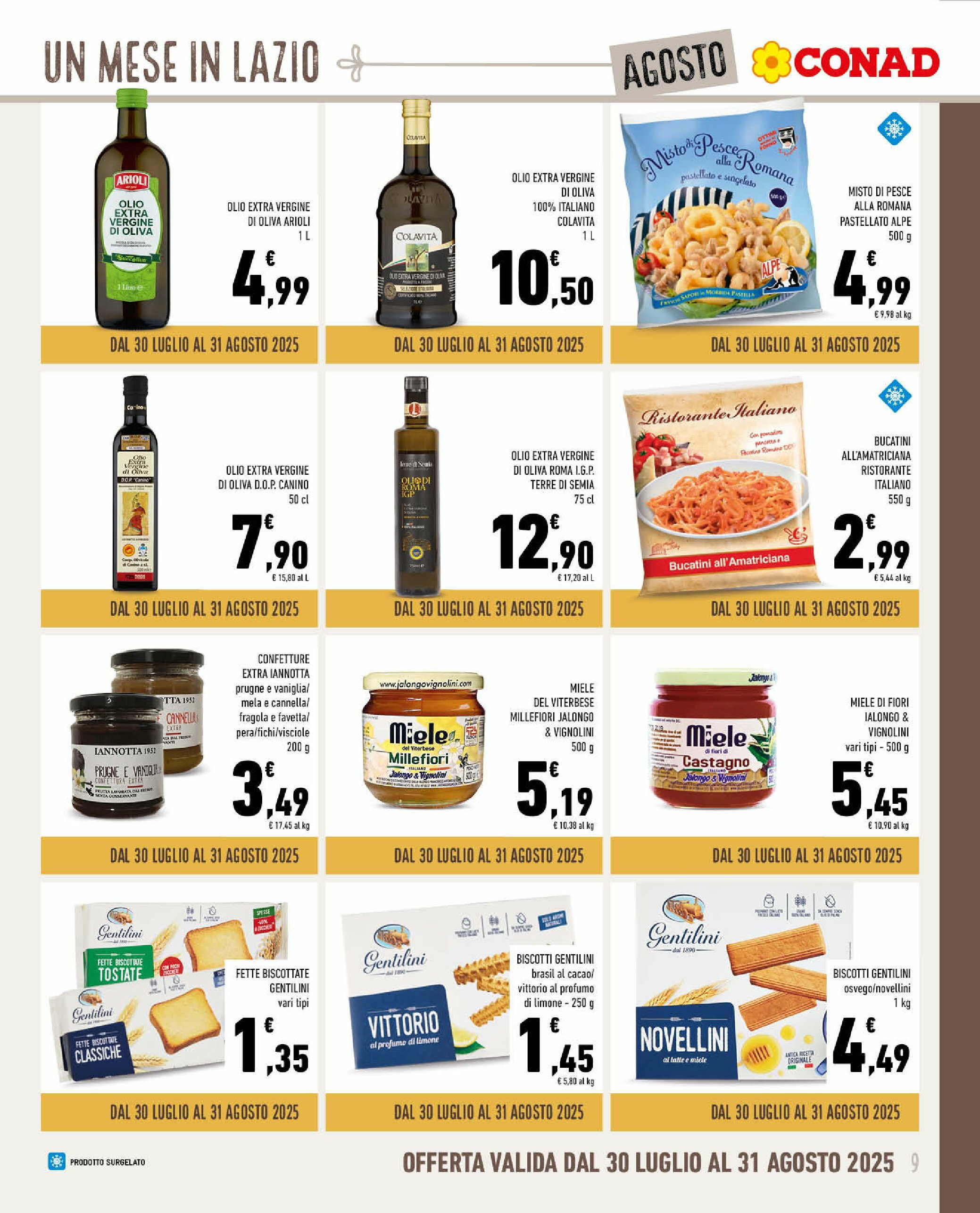 conad-superstore - Volantino Conad Superstore - Un Mese in Lazio valido dal 30/07 al 31/08 - page: 9