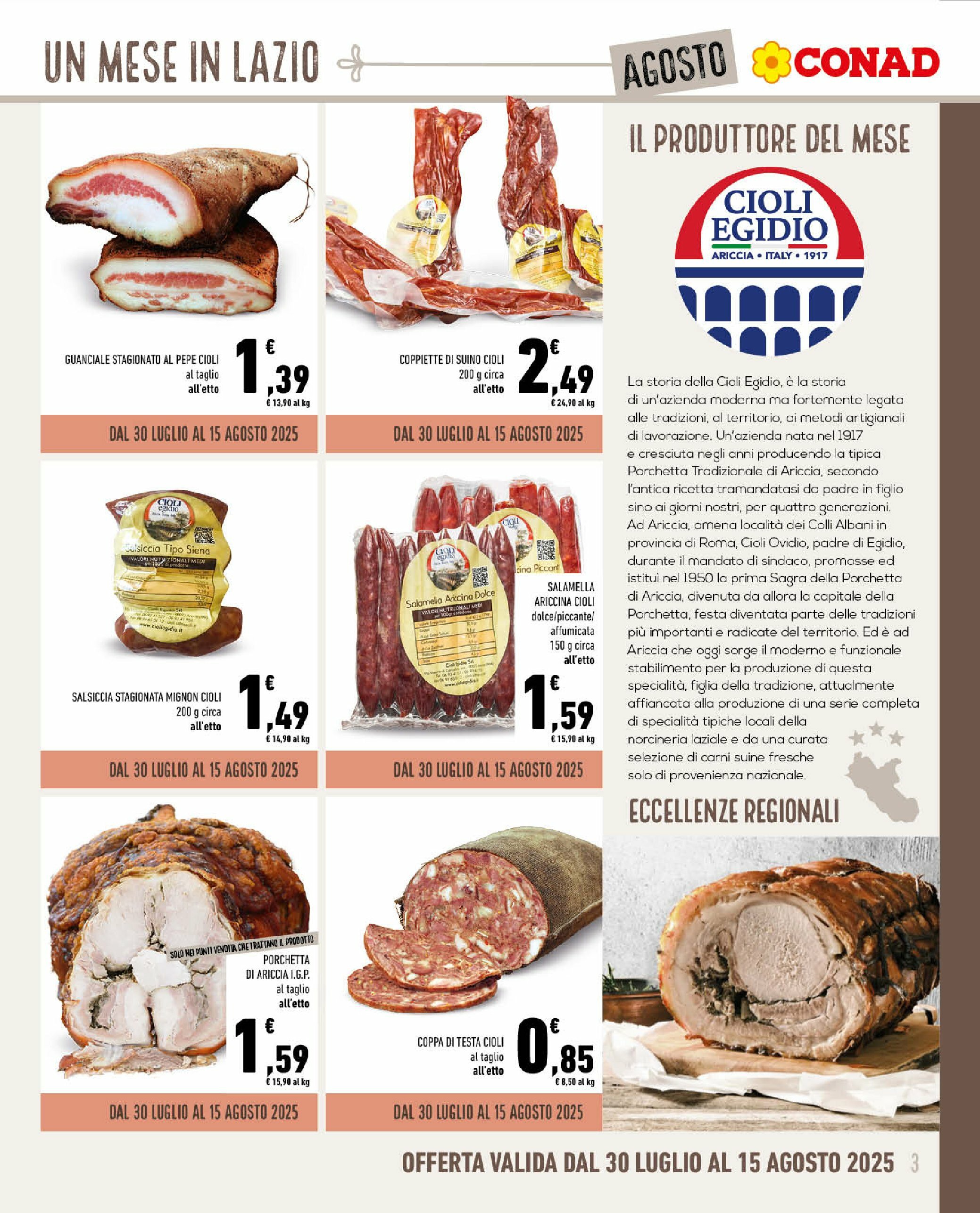 conad-superstore - Volantino Conad Superstore - Un Mese in Lazio valido dal 30/07 al 31/08 - page: 3