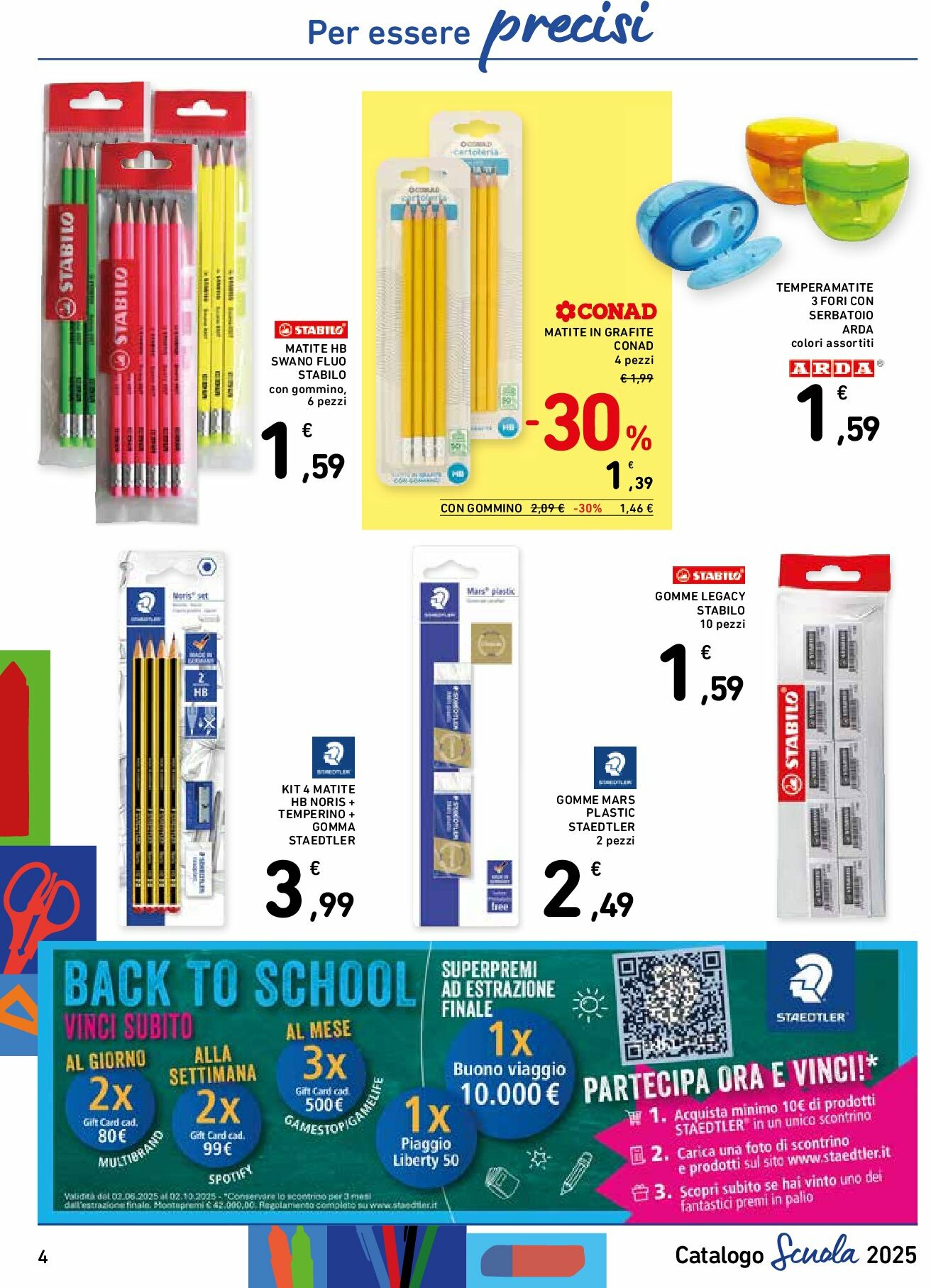 conad-superstore - Volantino Conad Superstore - Catalogo Scuola valido dal 22/08 al 30/09 - page: 4